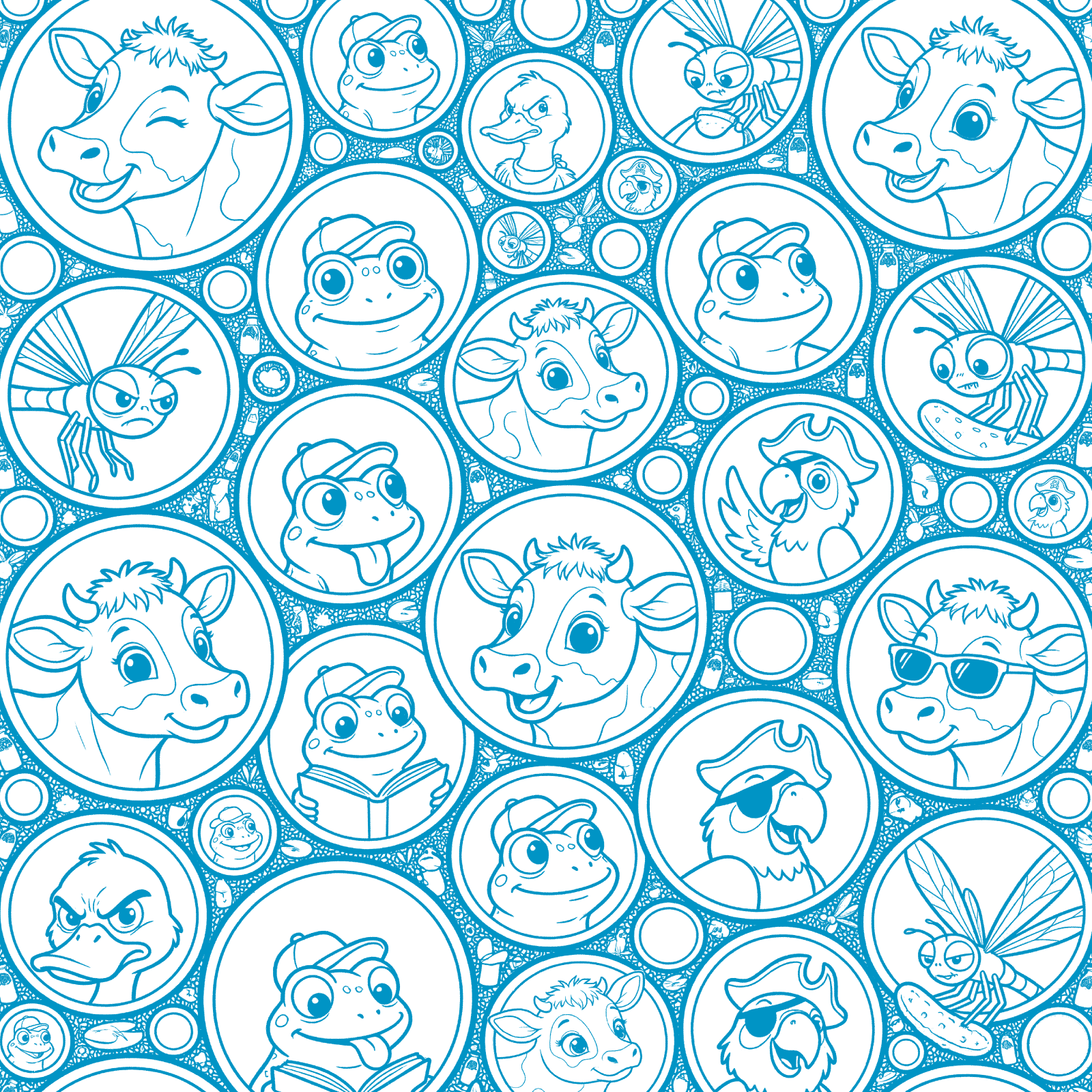 Texture illustrée Moozyy