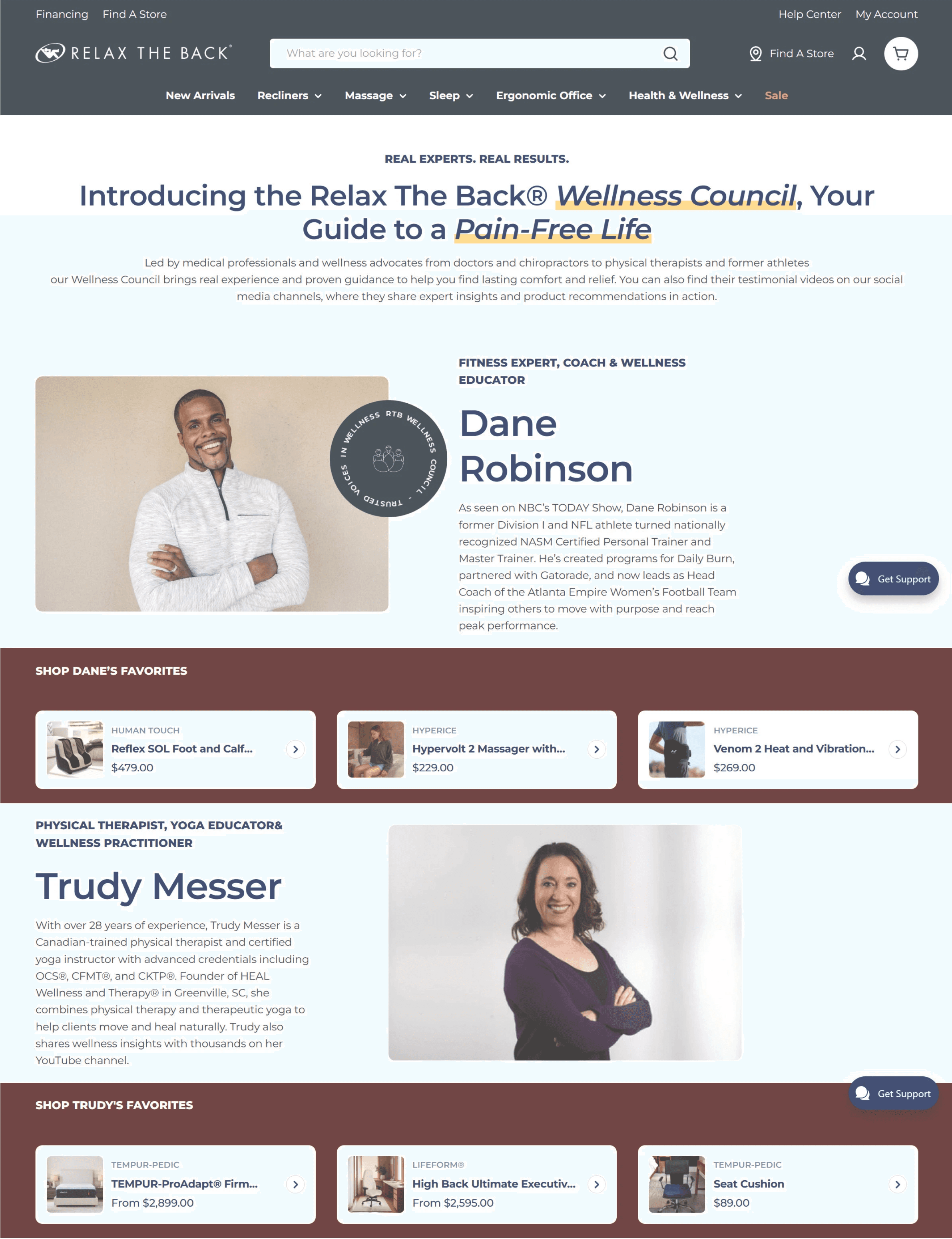 Wellness Council Landing Page