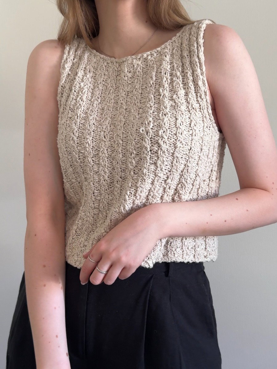Oat Camisole knitting pattern, photo 4