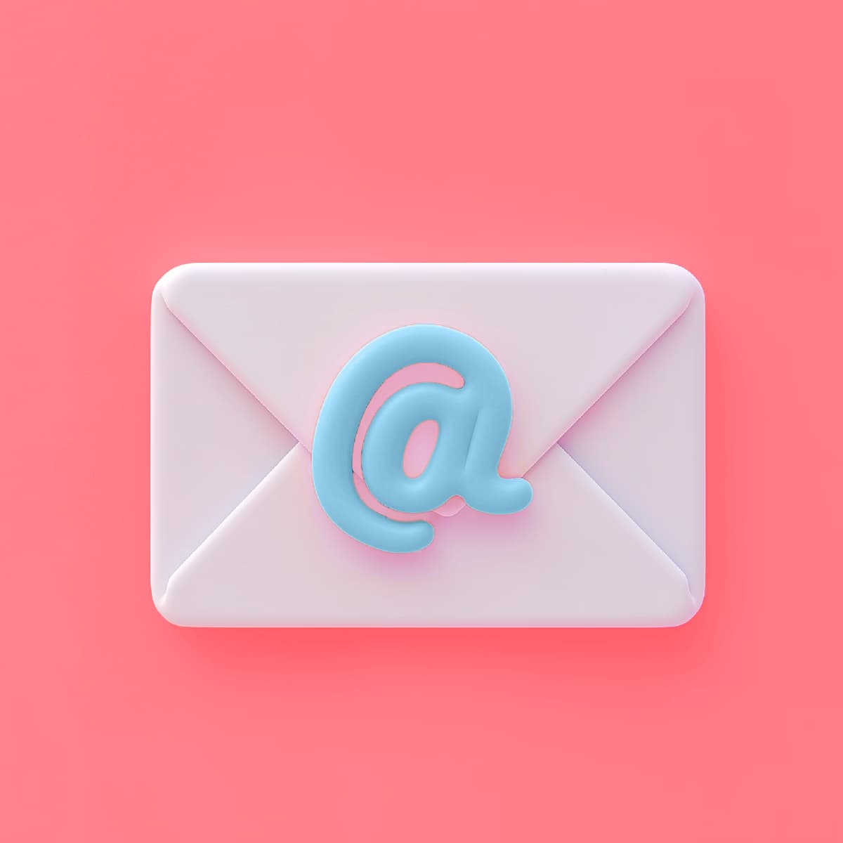 3D illustration of an envelope with an email symbol, representing the invitation to contact the practice and begin your communication journey.
