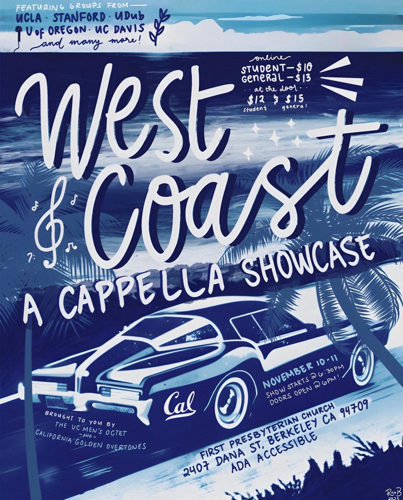 West Coast (Hand-Painted)