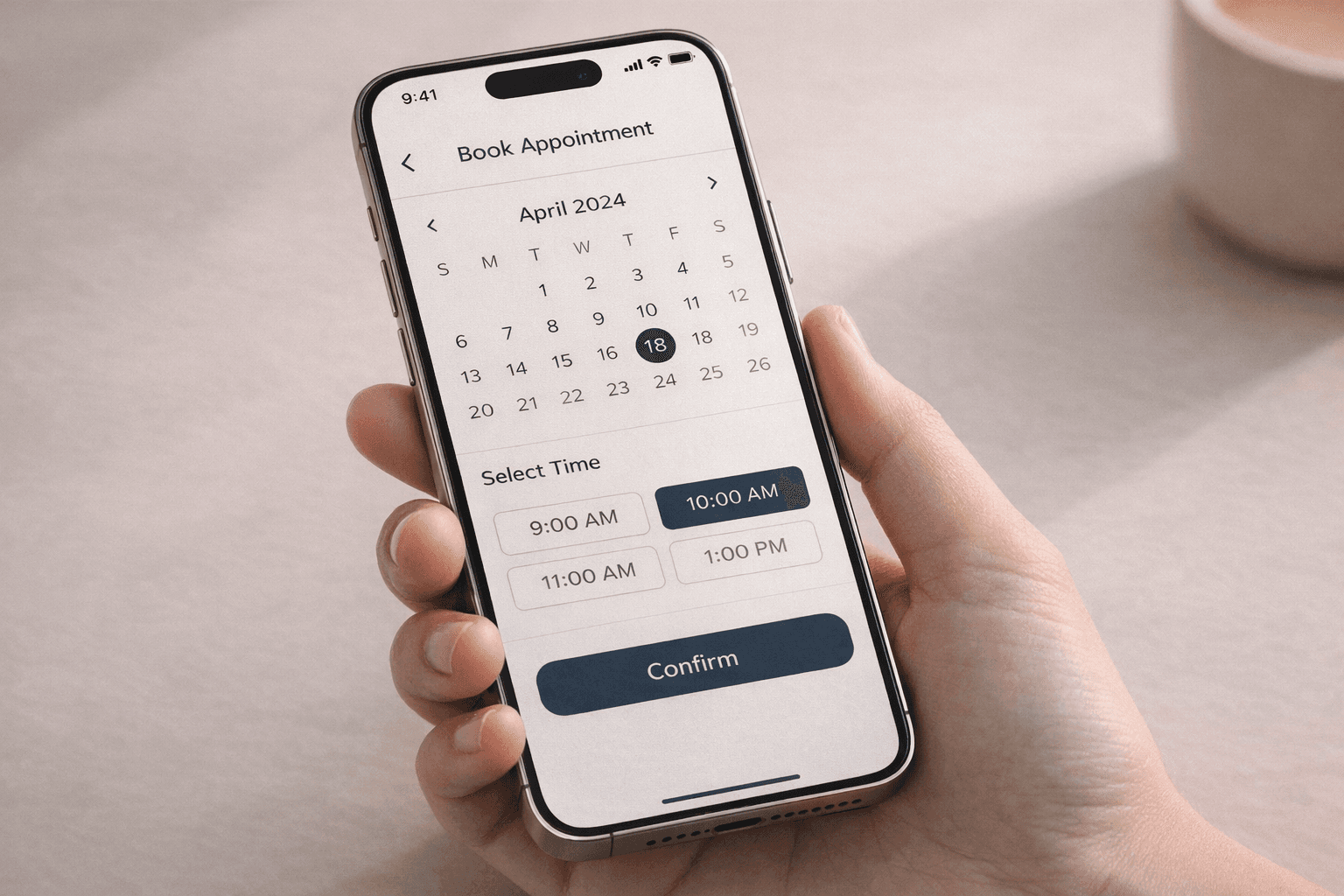 Online appointment booking system for a medical practice by Studio Odyssey Los Angeles