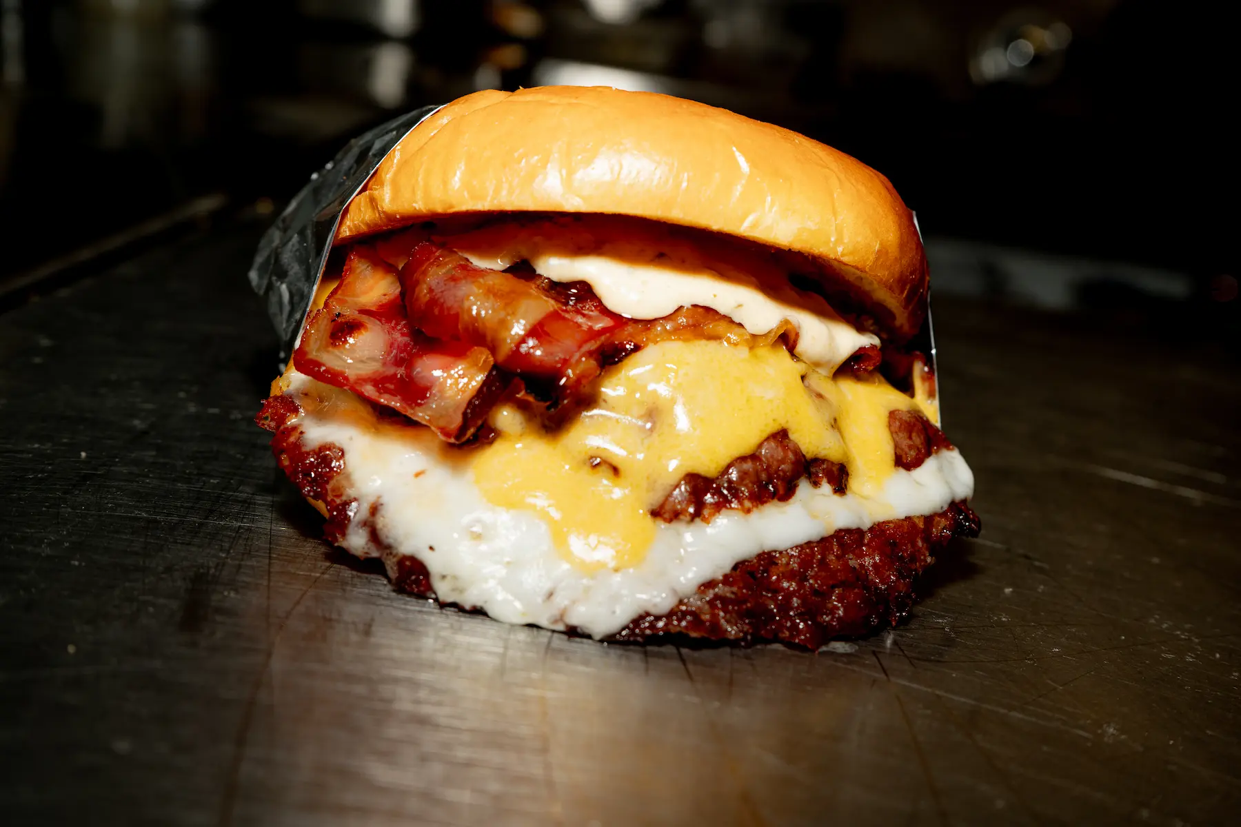 Tripple Cheese Smash Burger en Bestial Burgers Palmanova