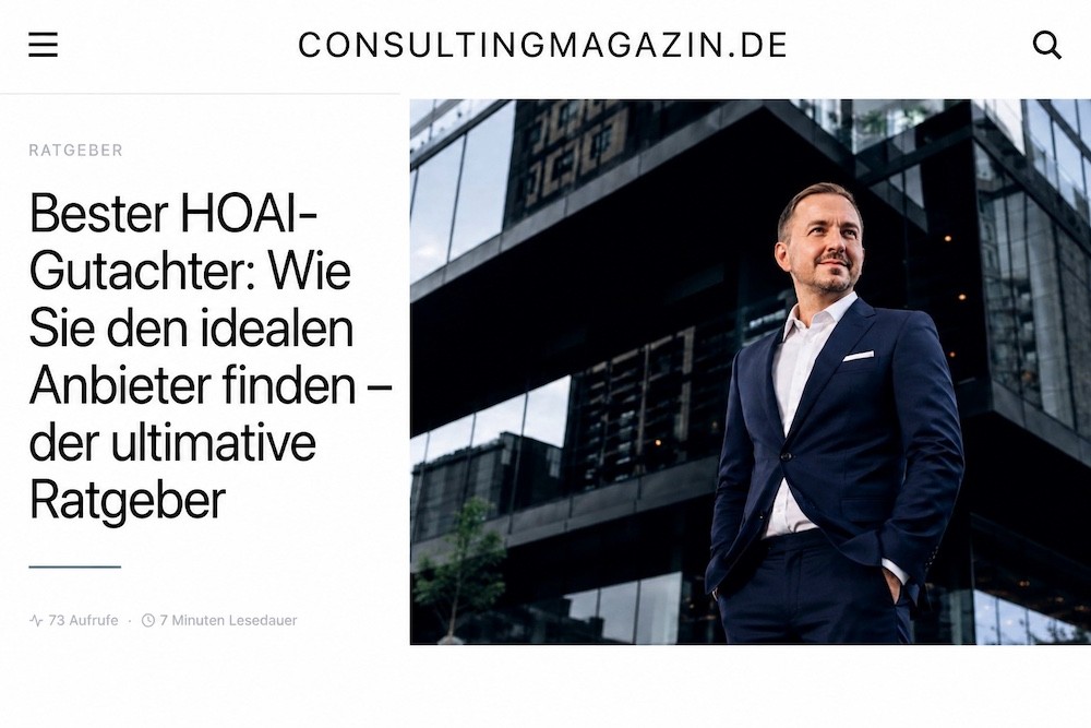 HOAI Gutachter 2021