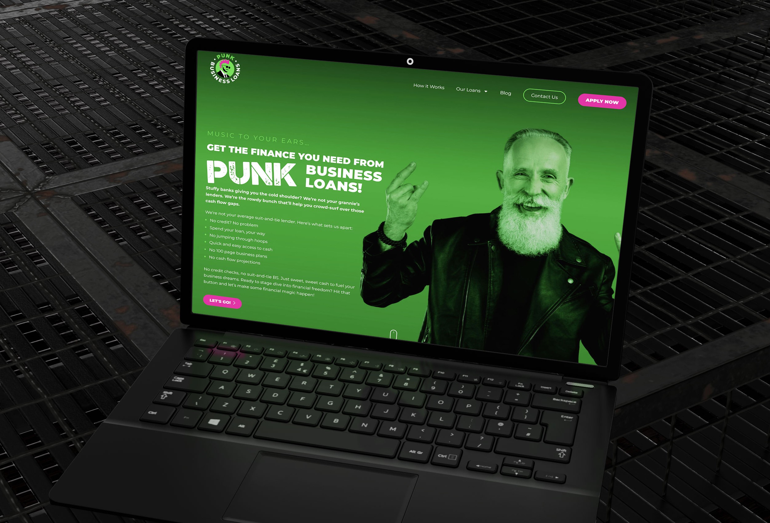 Boardroom punks brandng design