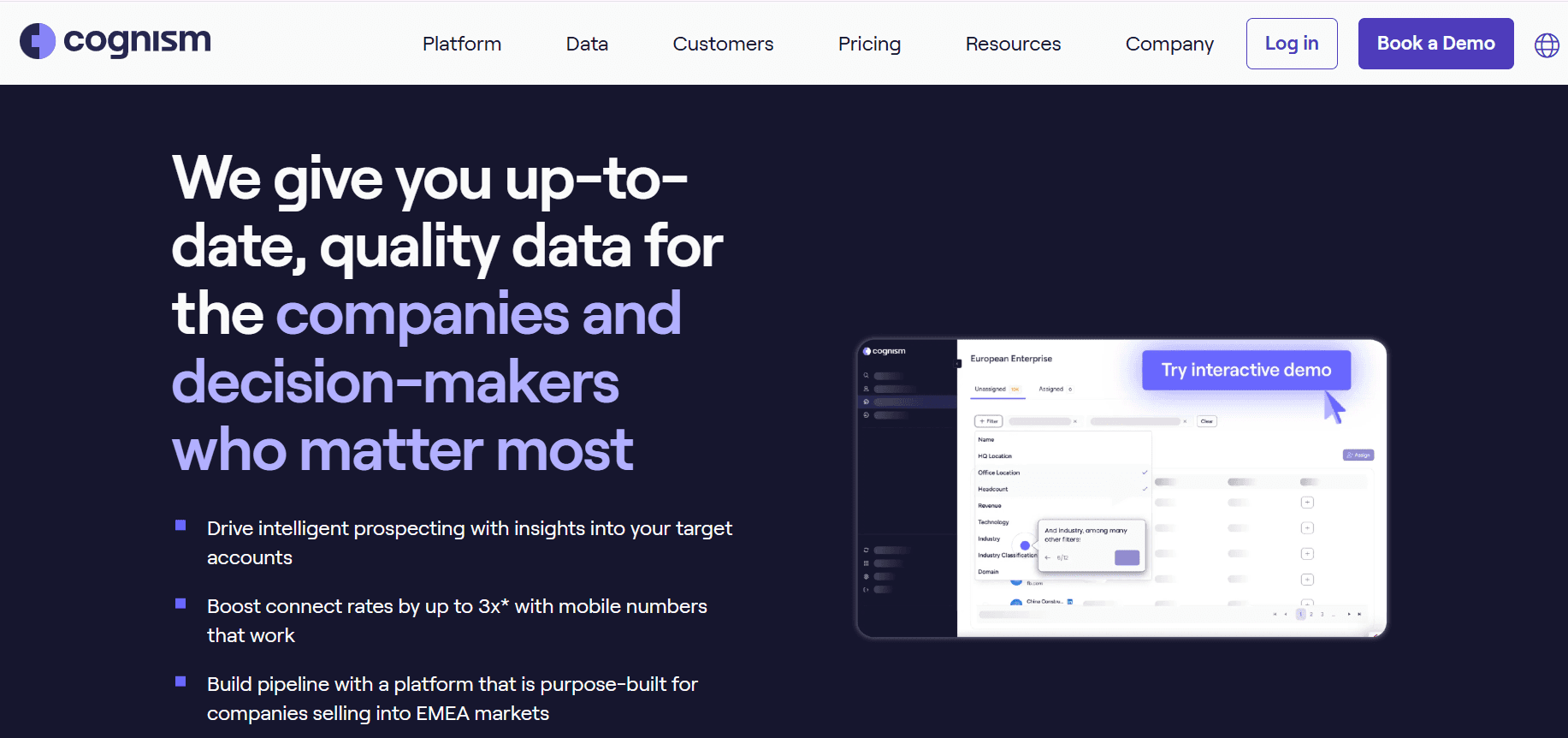 cognism - Lead Qualification Tools