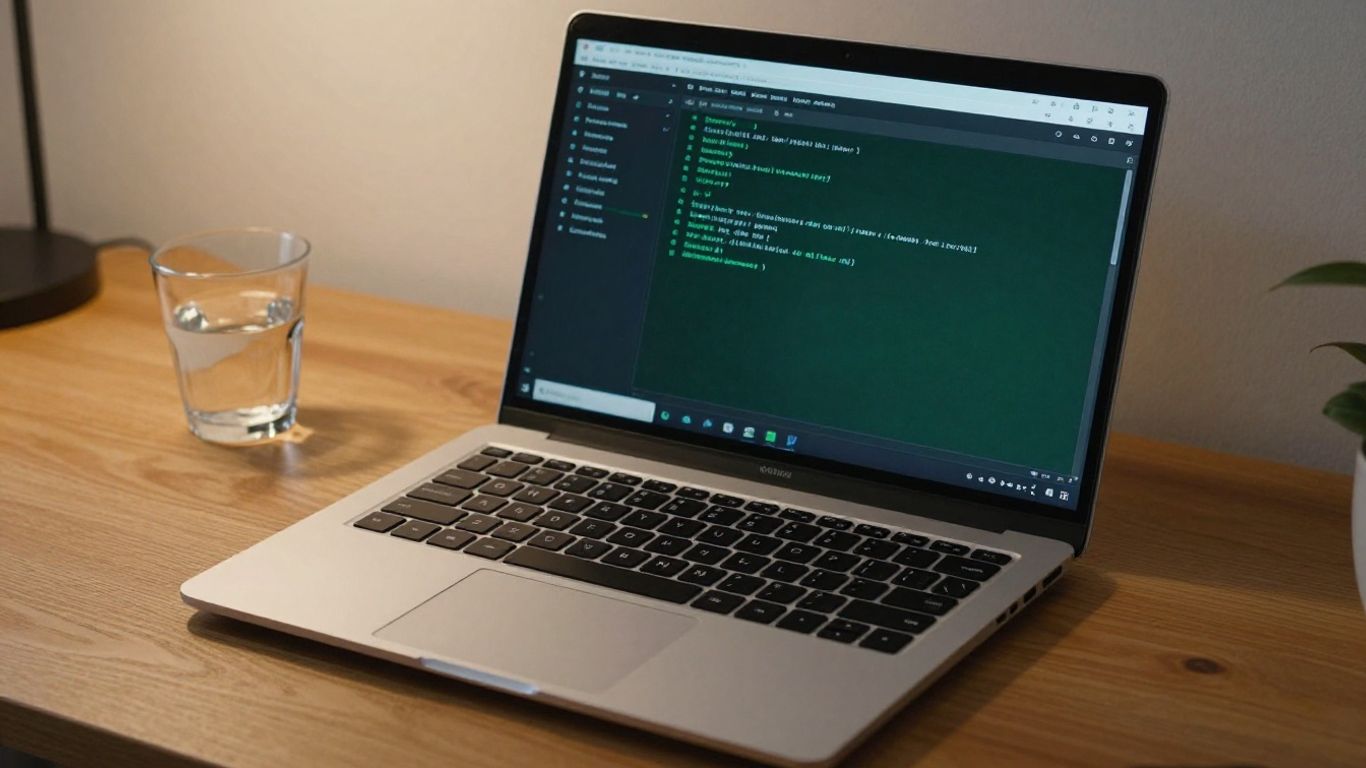 Linux laptop showing VPN terminal setup