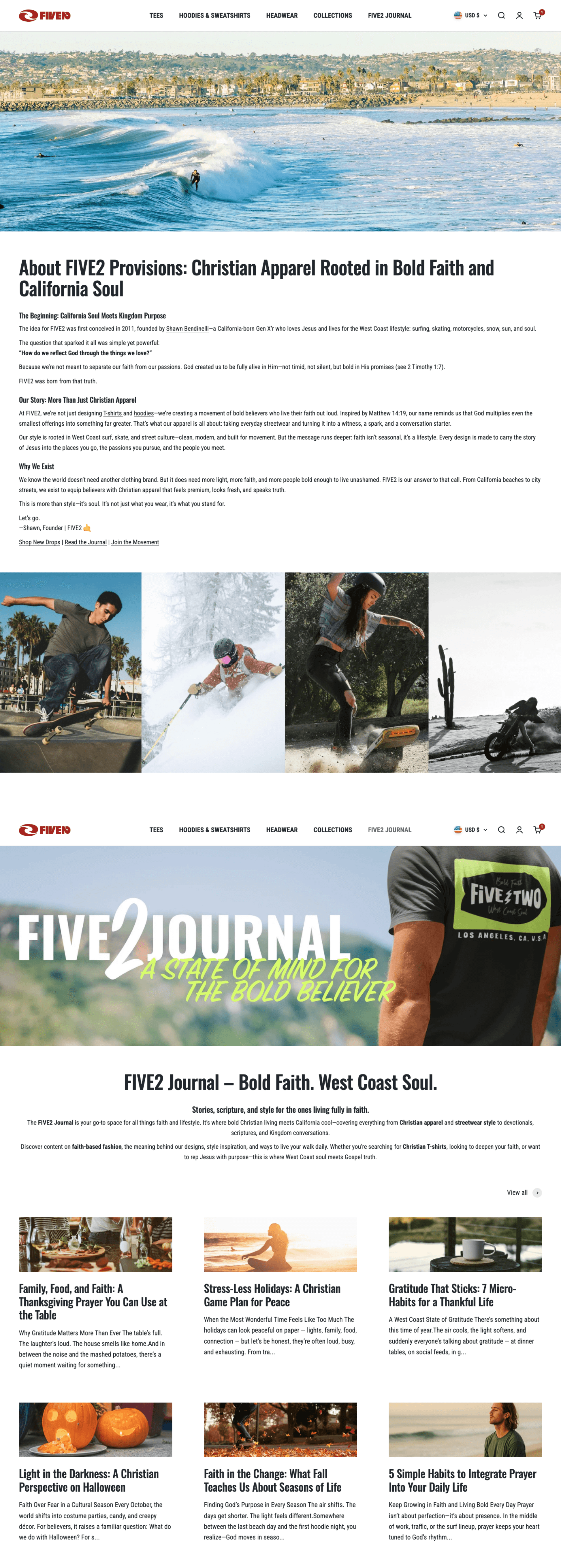 FIVE2 Provisions - About & Blog