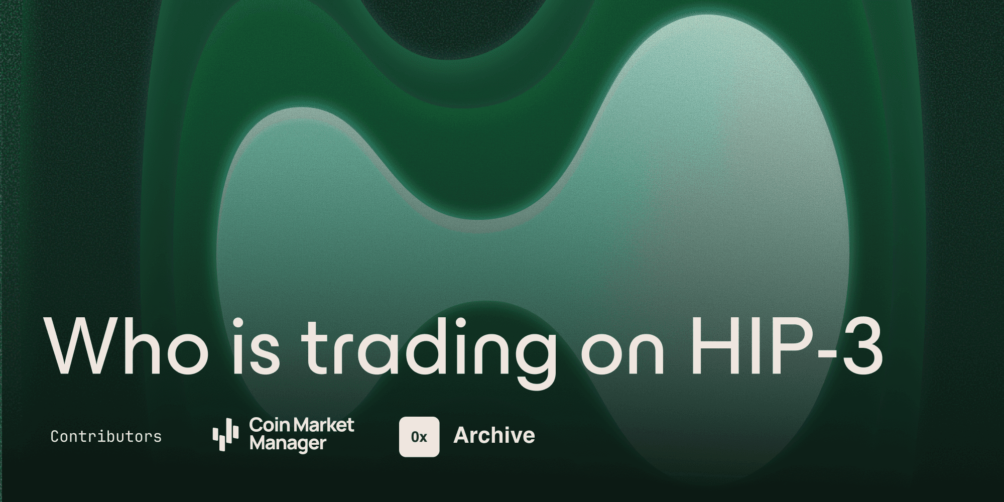 Who is trading on HIP-3?