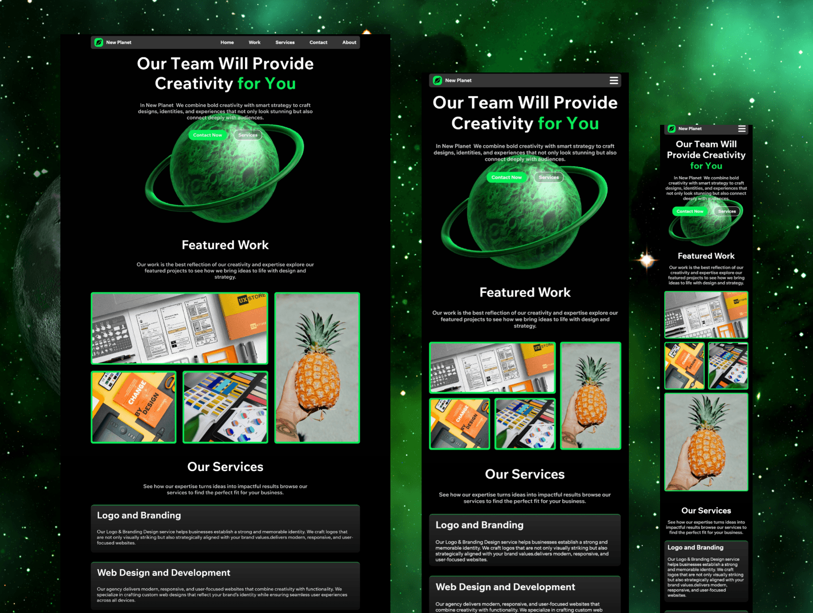 Web 3 design studio image