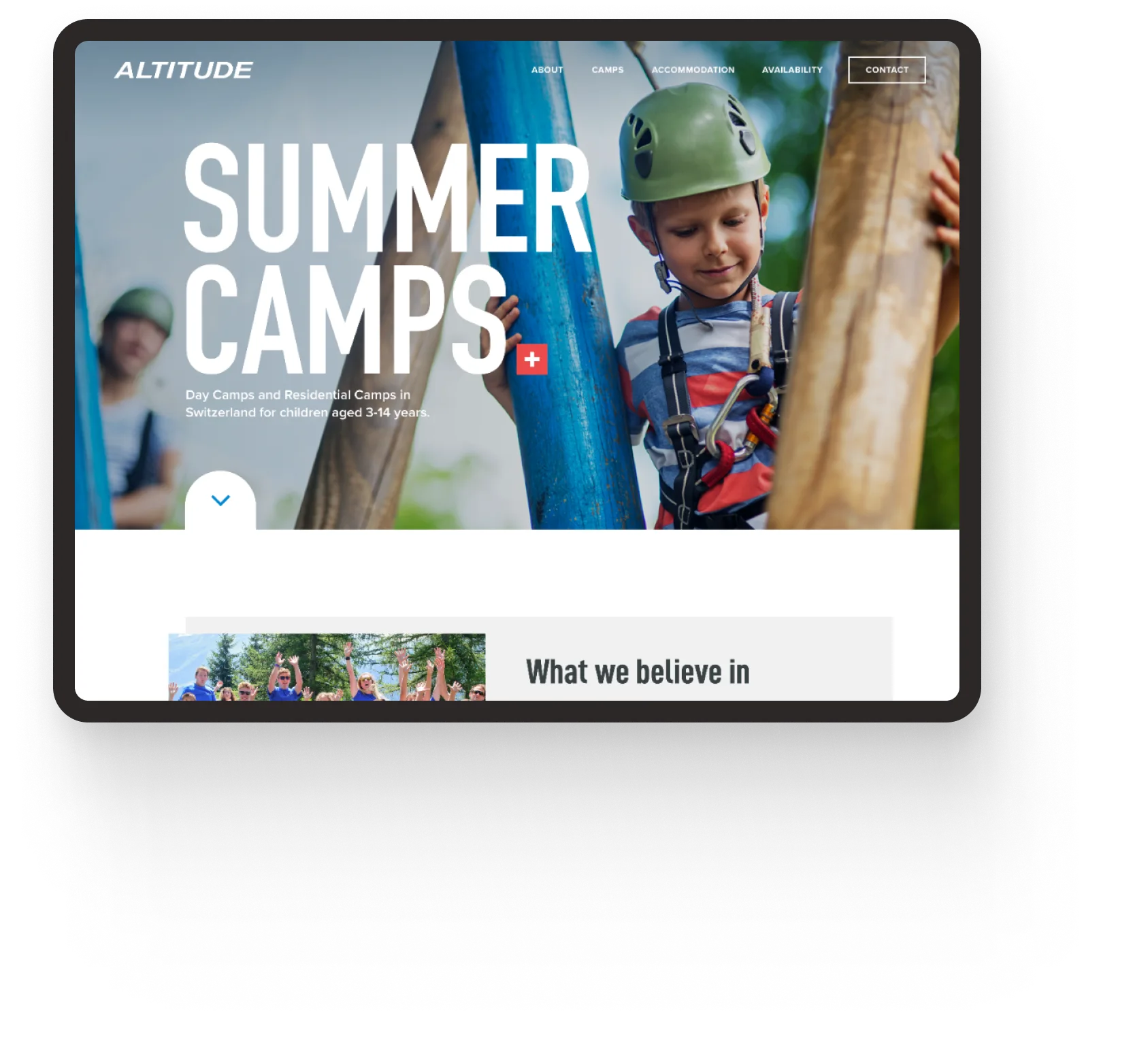 Altitude Camps Website