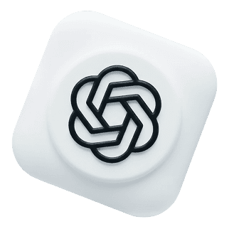 A vibrant, glossy purple 3D abstract shape with swirling, wavy surfaces, resembling a twisted, smooth sculpture, floating against a plain backdrop.