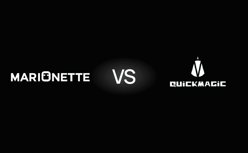 Marionette versus Quickmagic graphic