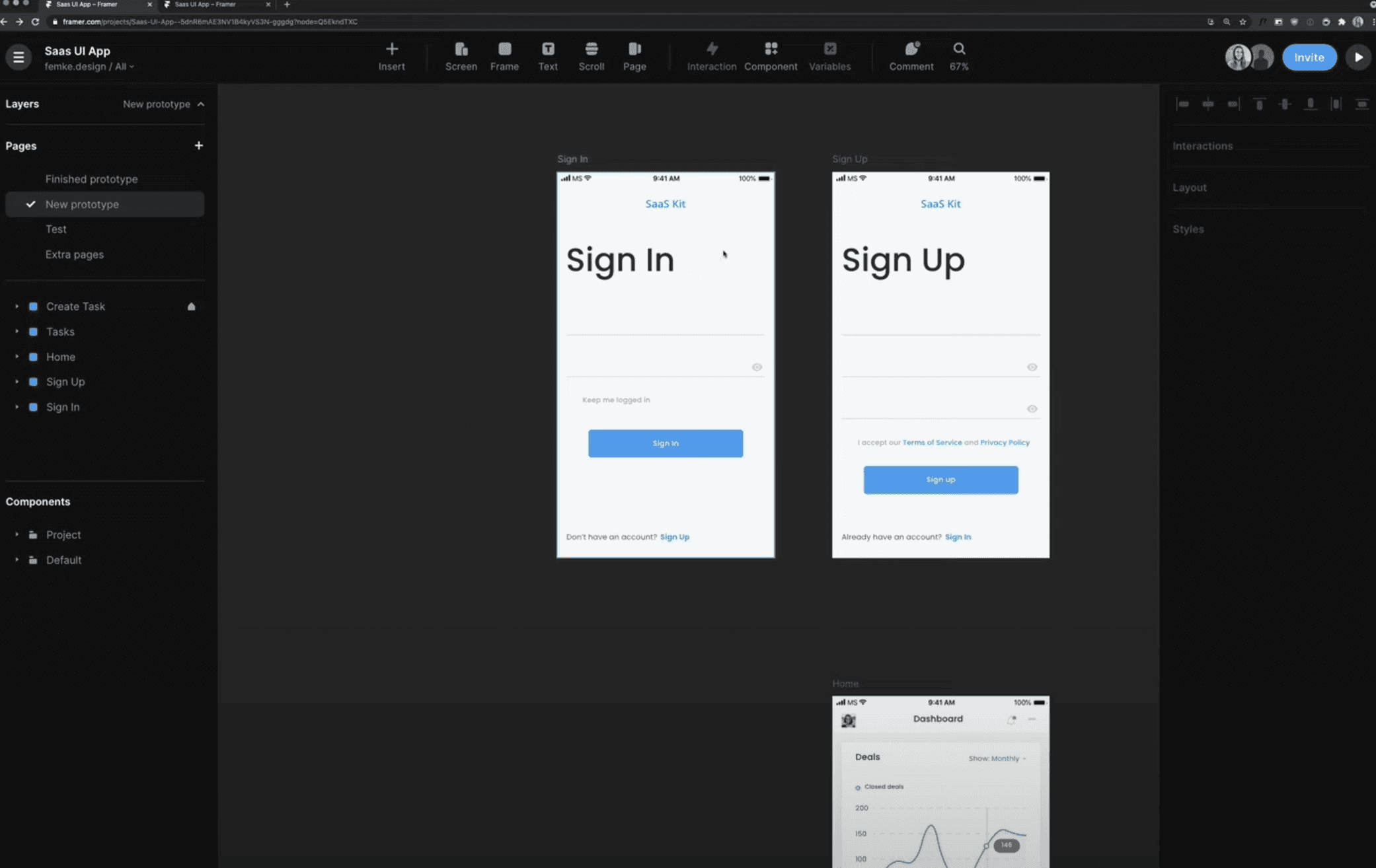 framer prototypes