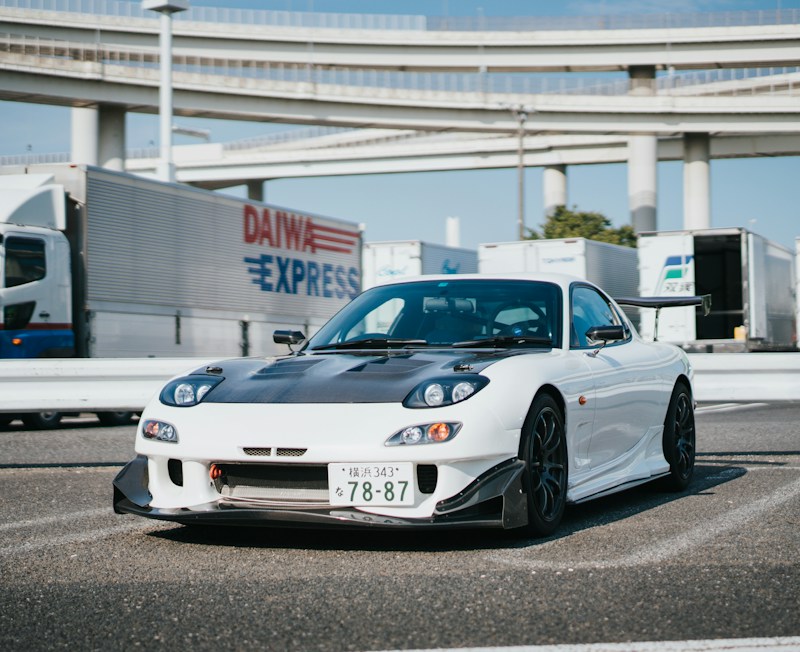 Non-branded Japanese sports car photograph