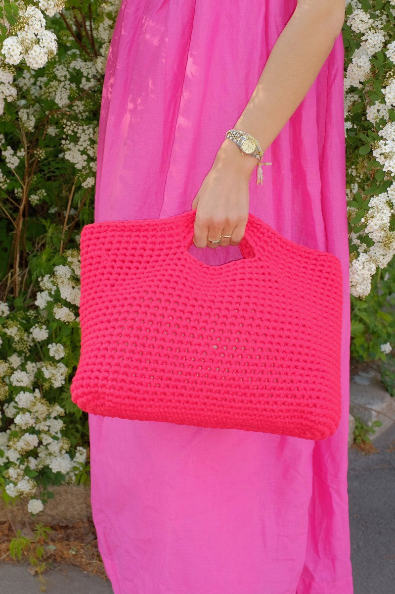 Littmye Beachbag knitting pattern by Strikkerlittmye