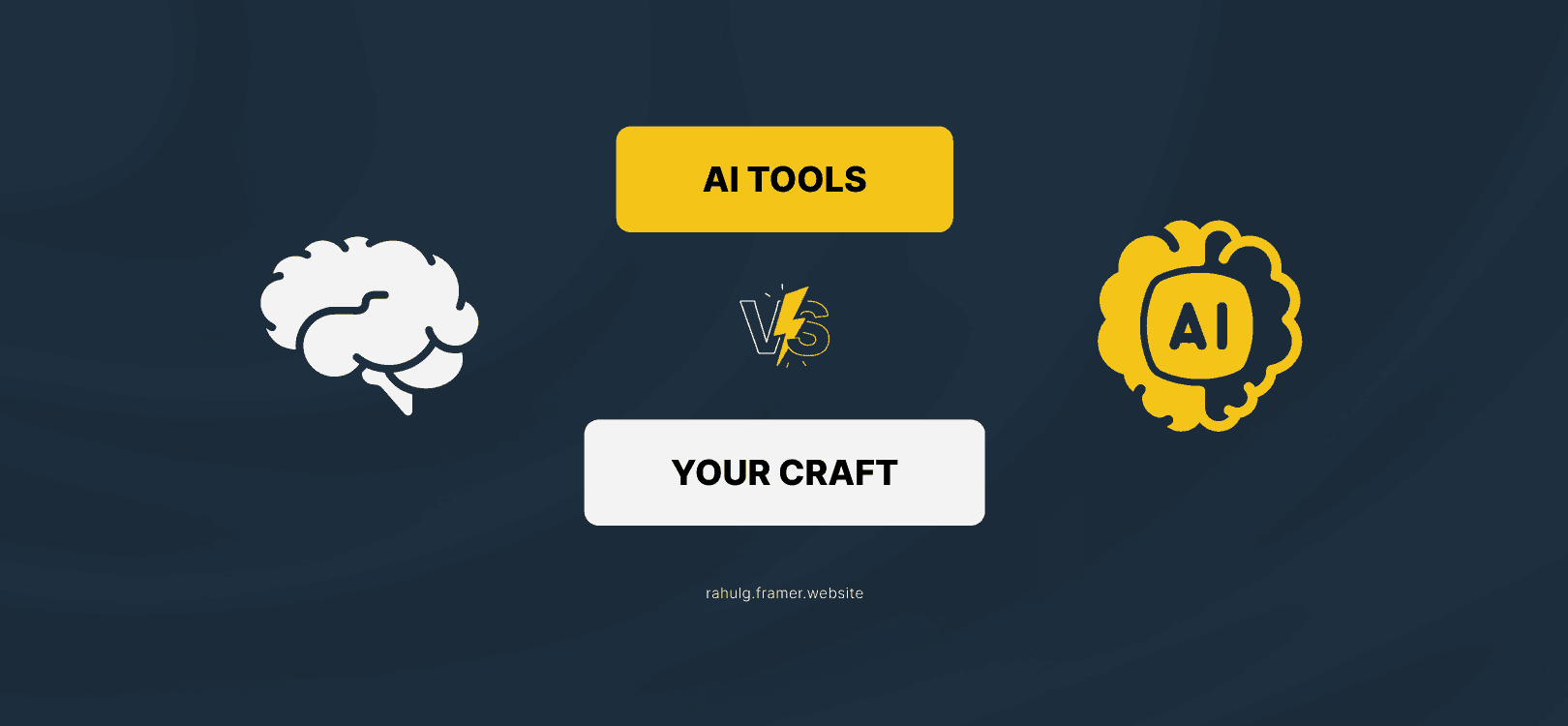 AI Tool v\s Your Craft