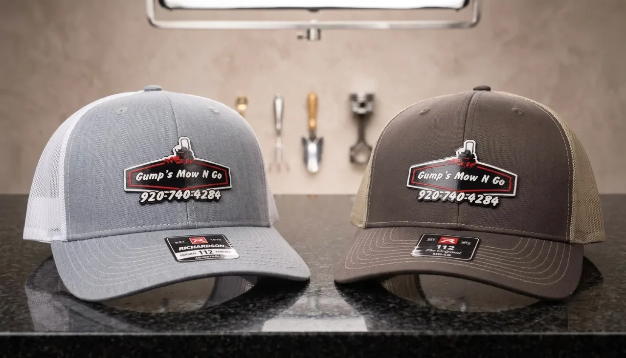 Gump’s Mow N Go Hat Customization by Nobleworks