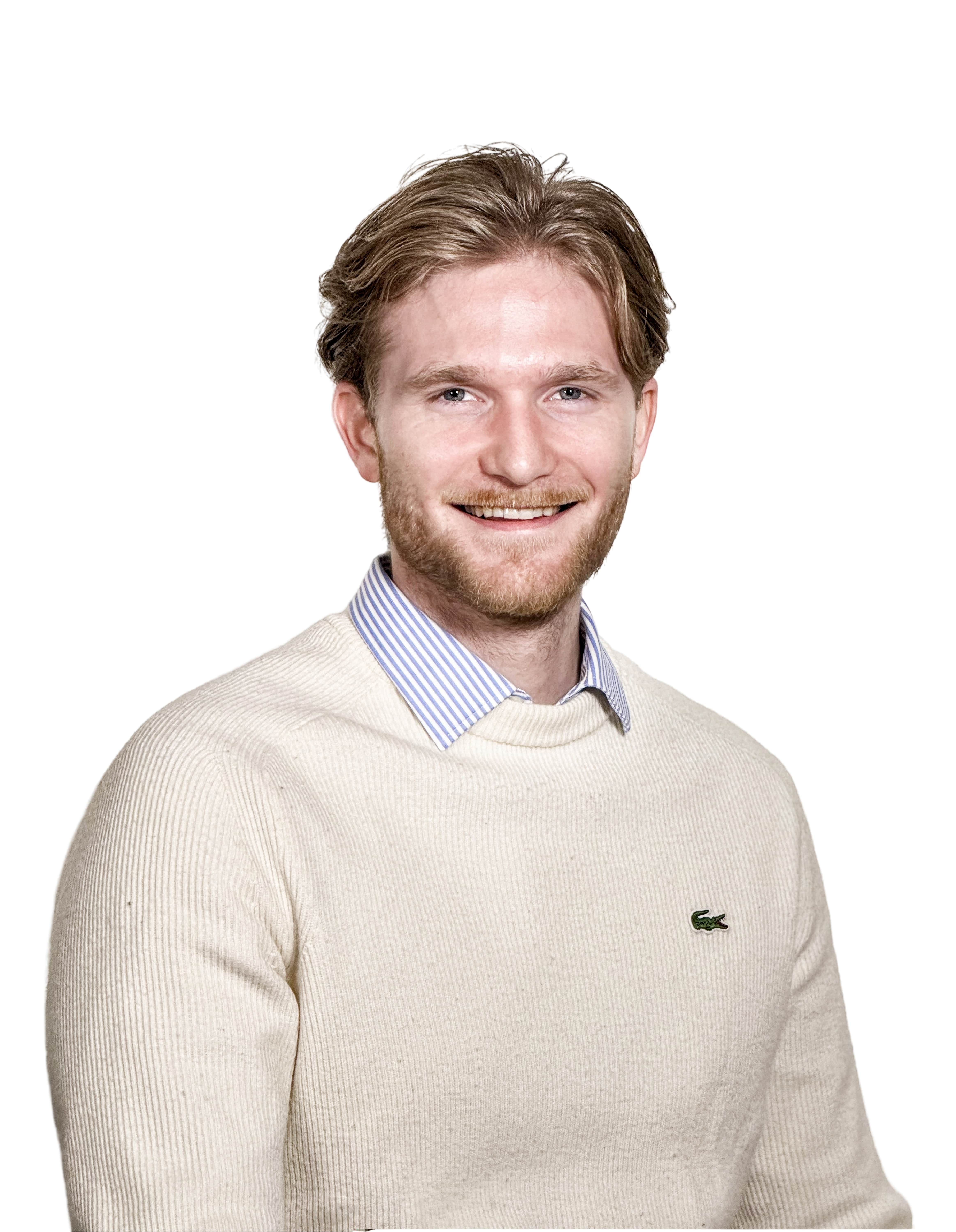 Professional man in black shirt smiling