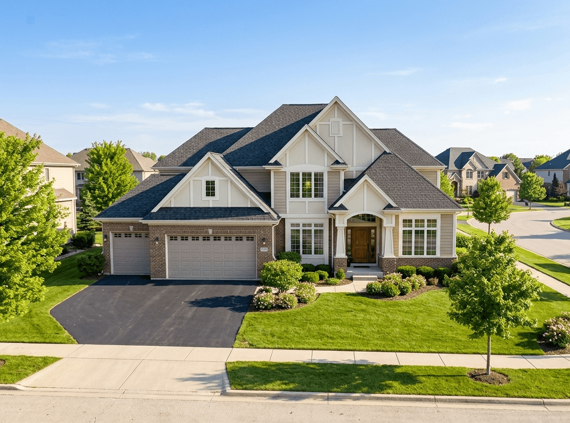 Clean suburban home with ongoing pest control service helping maintain a pest-free environment