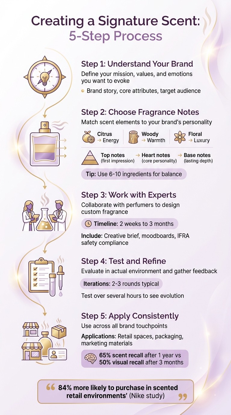 5-Step Process for Creating a Brand Signature Scent