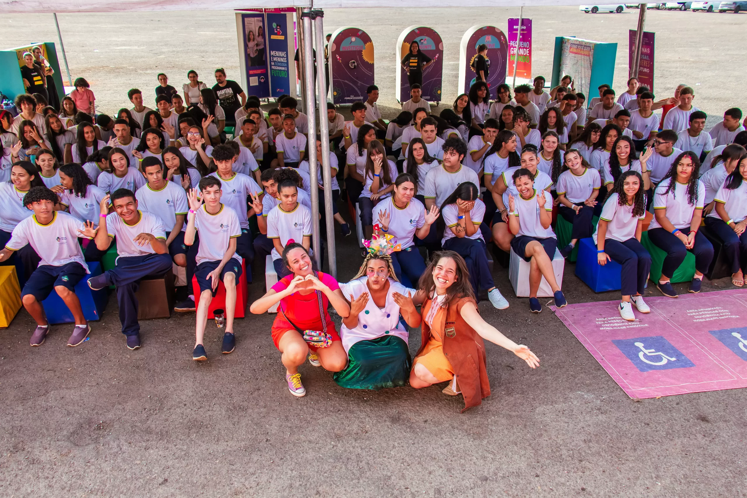 Estação 'Mude o Mundo LAB'.