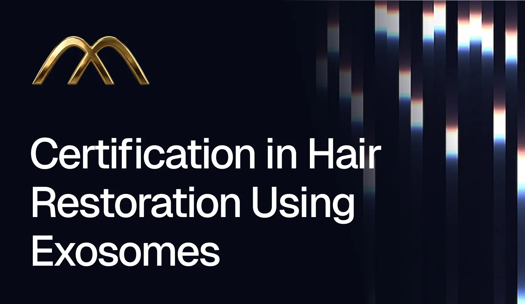 Course card for Certification in Hair Restoration Using Exosomes