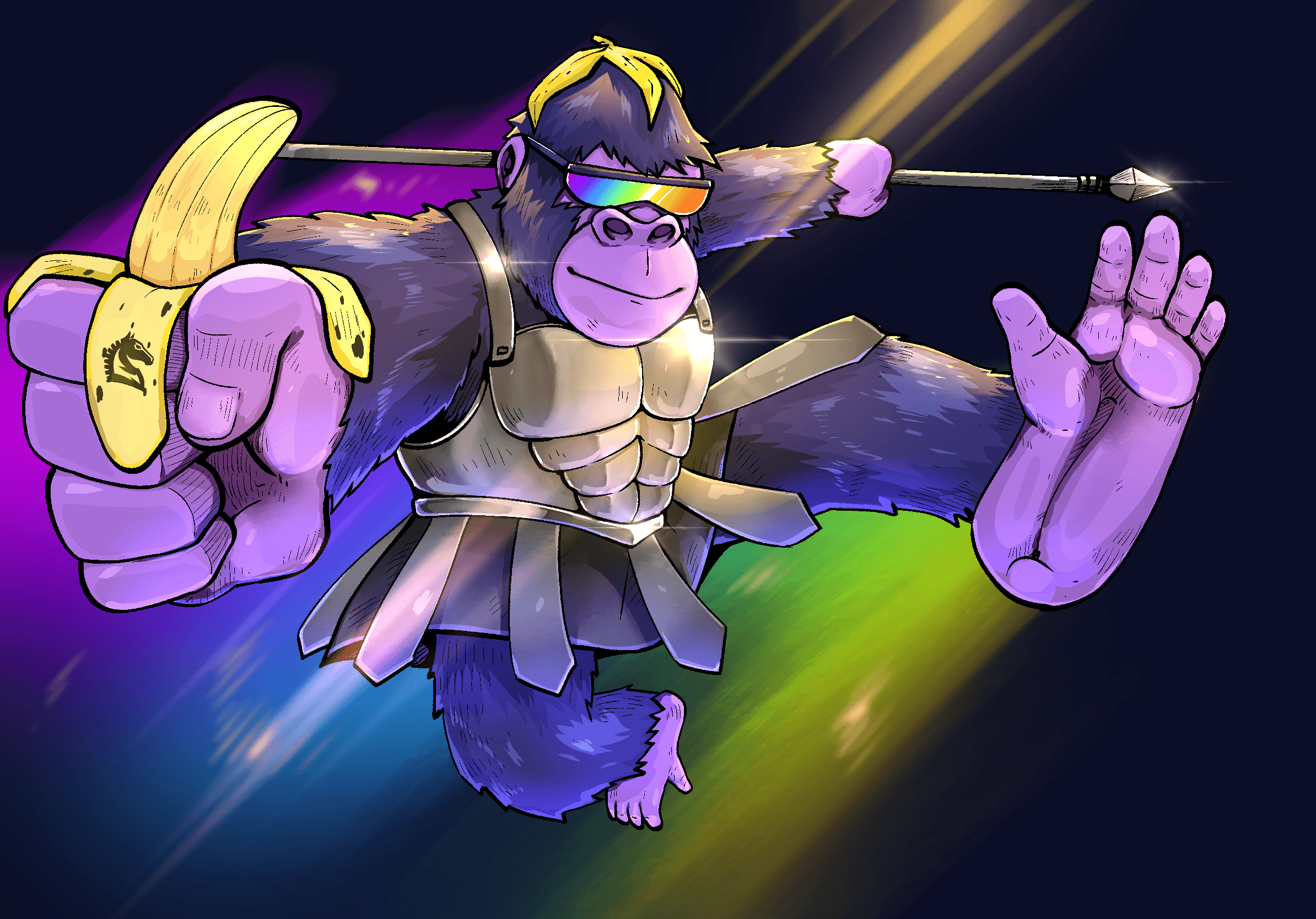 Cyberkongz Trojan branded PNL card