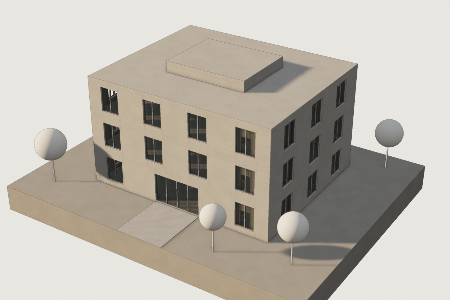 Model of the Library at Hald at 1:200