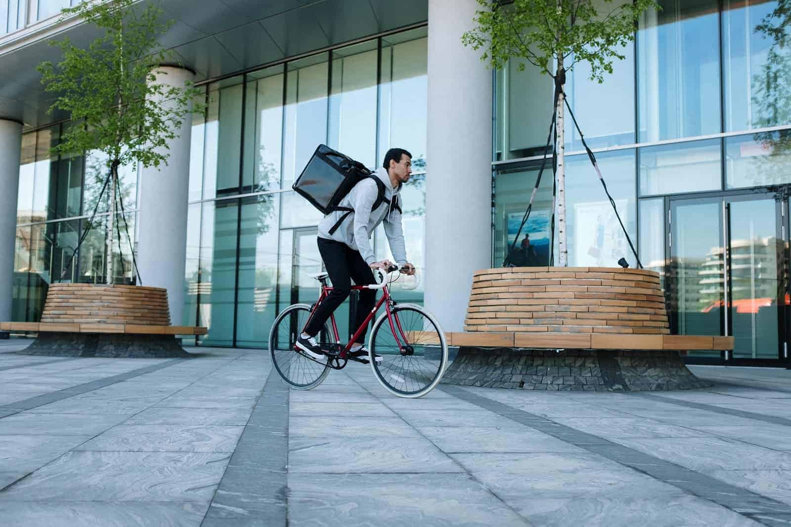 Livraison à vélo