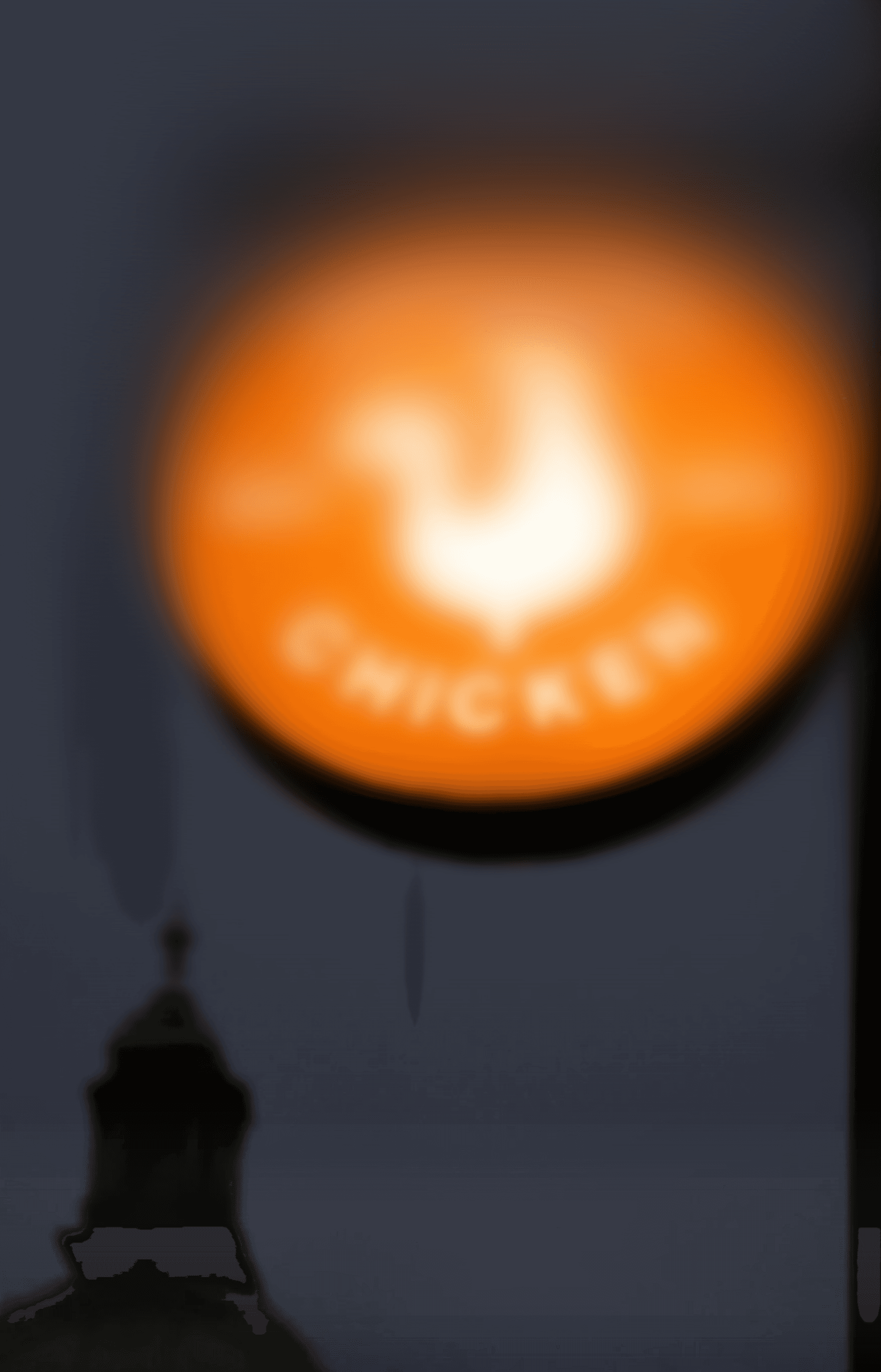 aerial view of football field