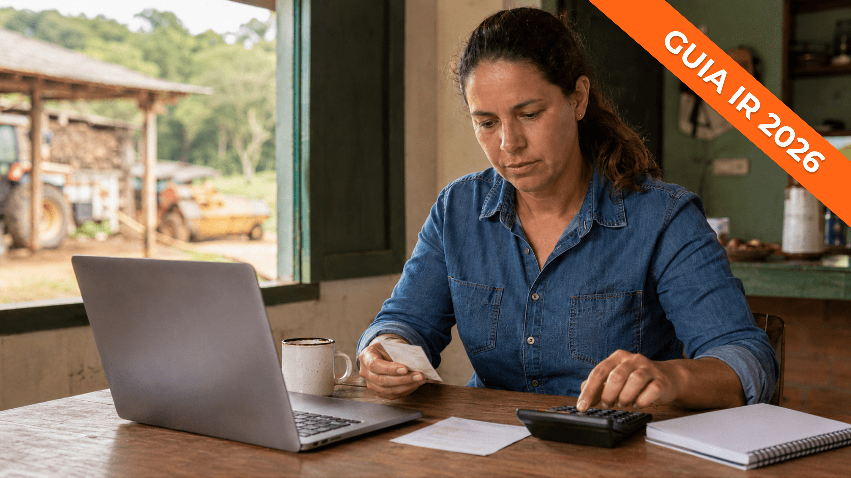 Produtora Rural declarando imposto de renda com software de estão financeira