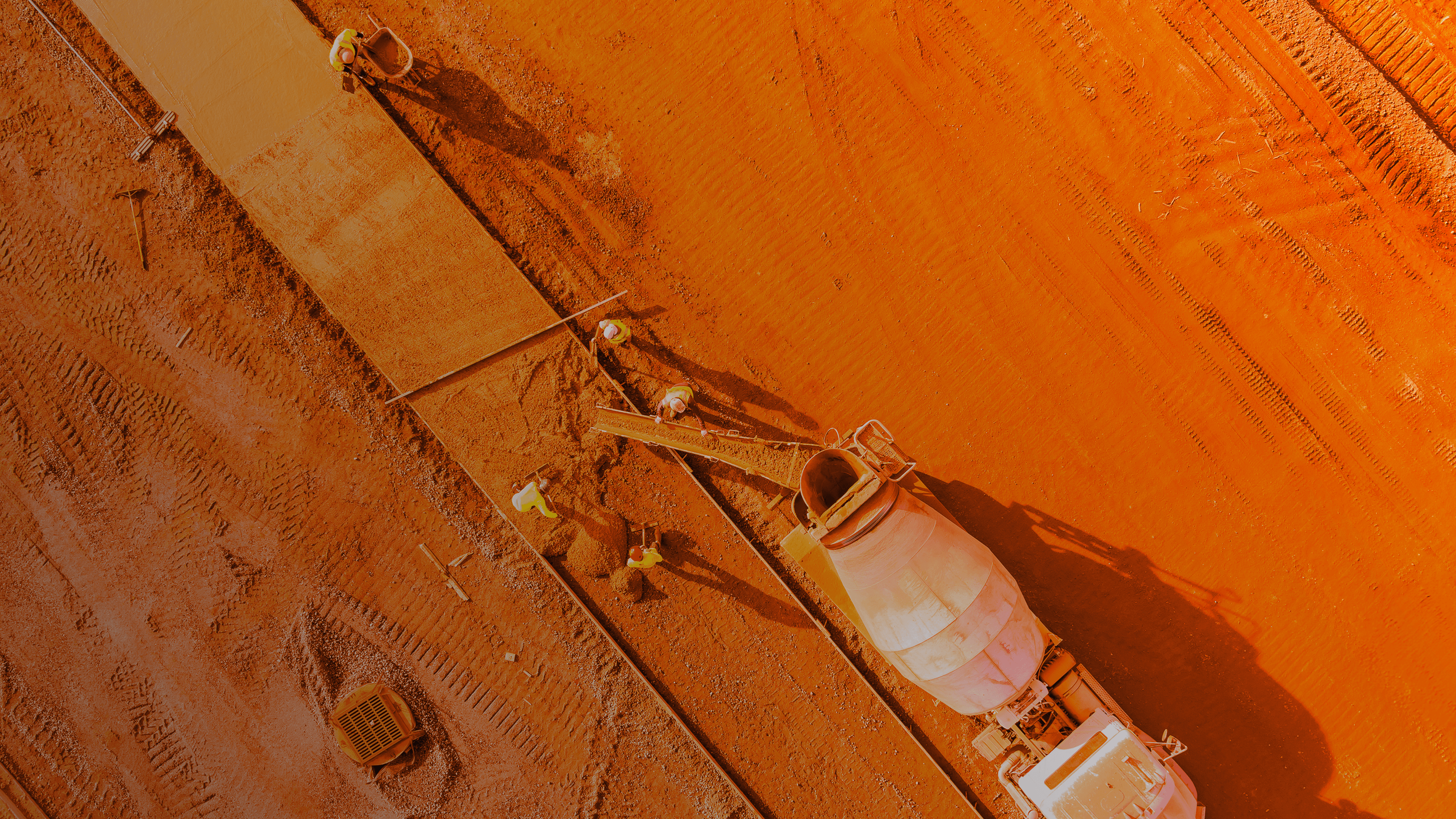 Civil construction crew operating heavy machinery on a Sydney infrastructure project