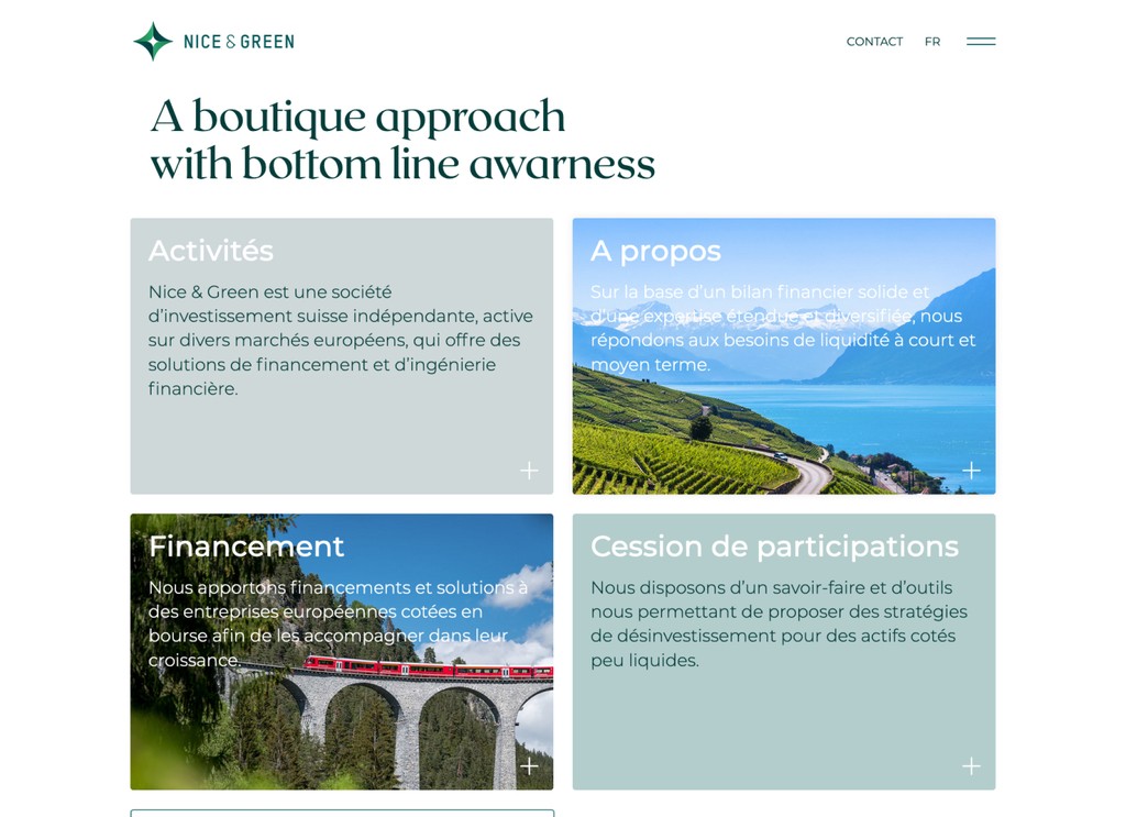 Site web Nice & Green