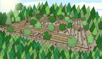 Steinlabyrinth Delby Forest 