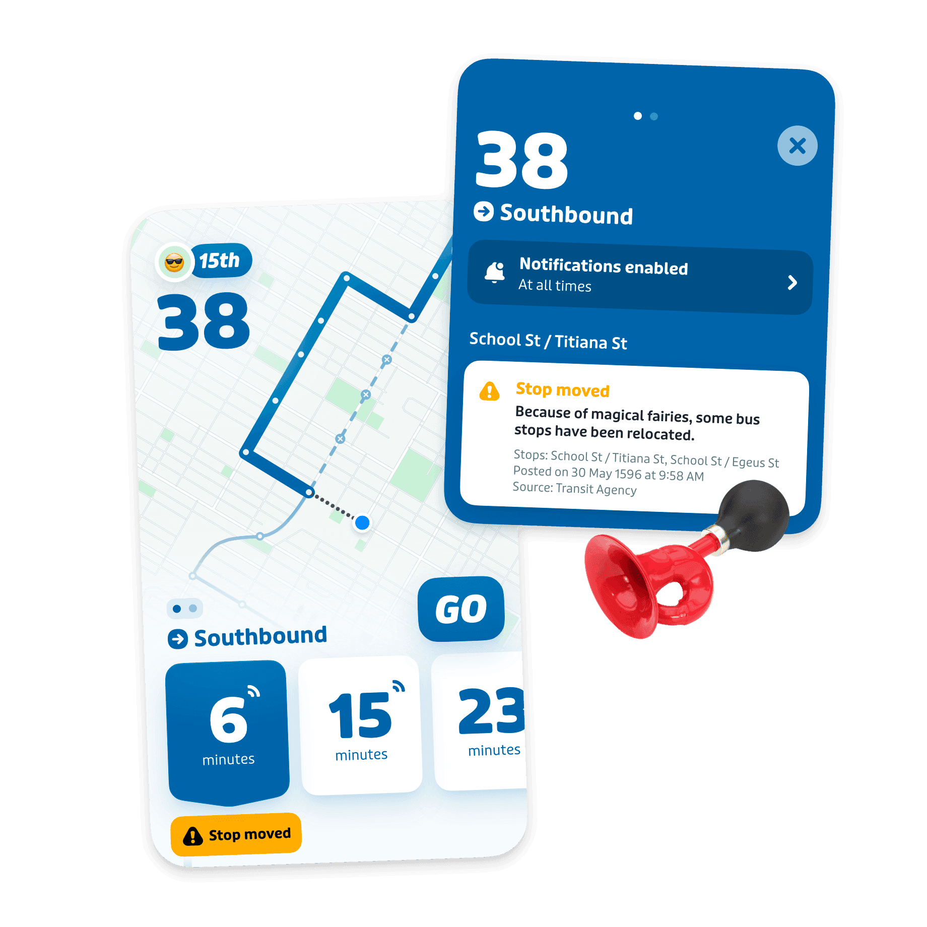 Riders feedback explaination