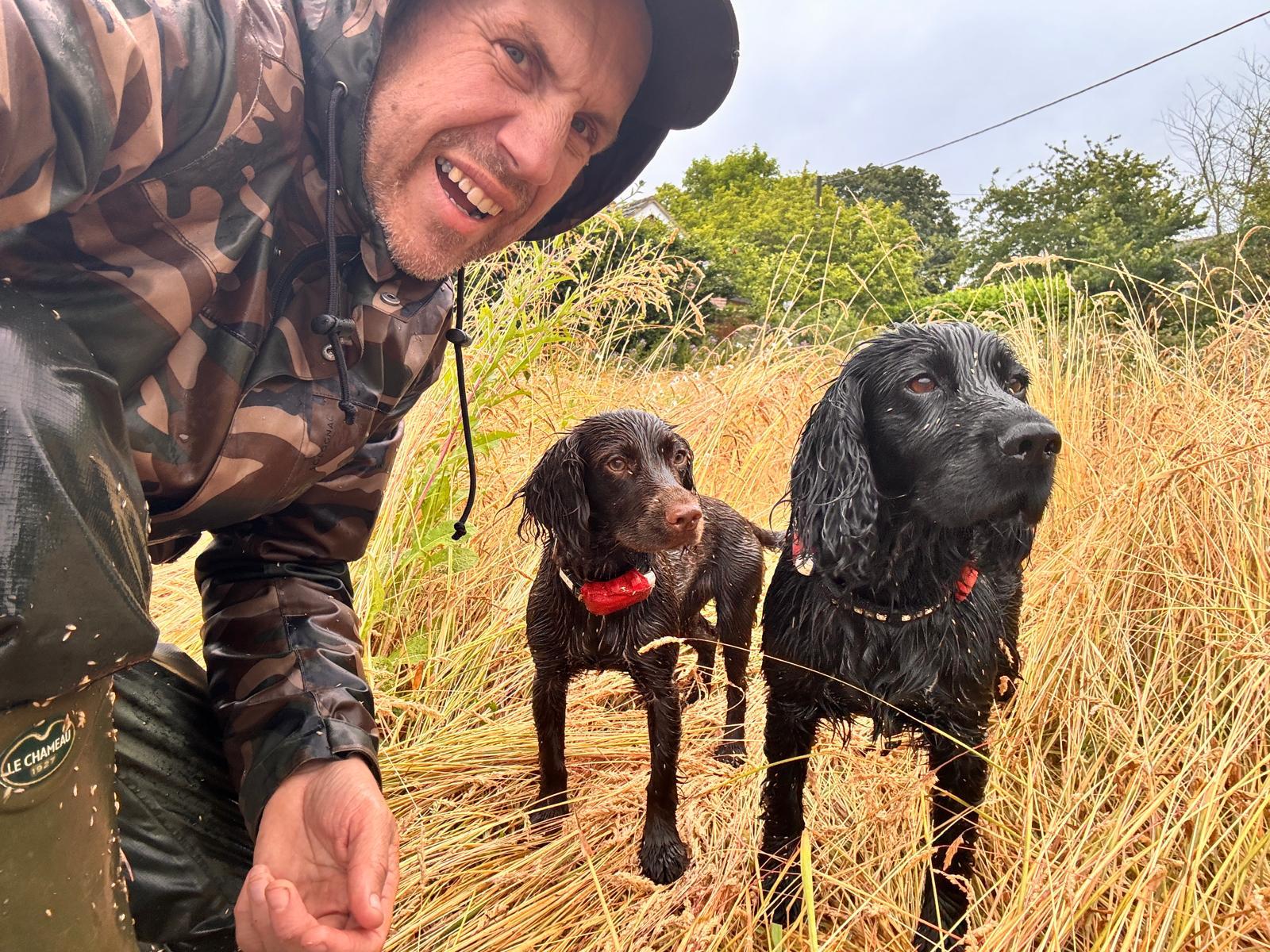 Wet, filthy and entirely in their element.