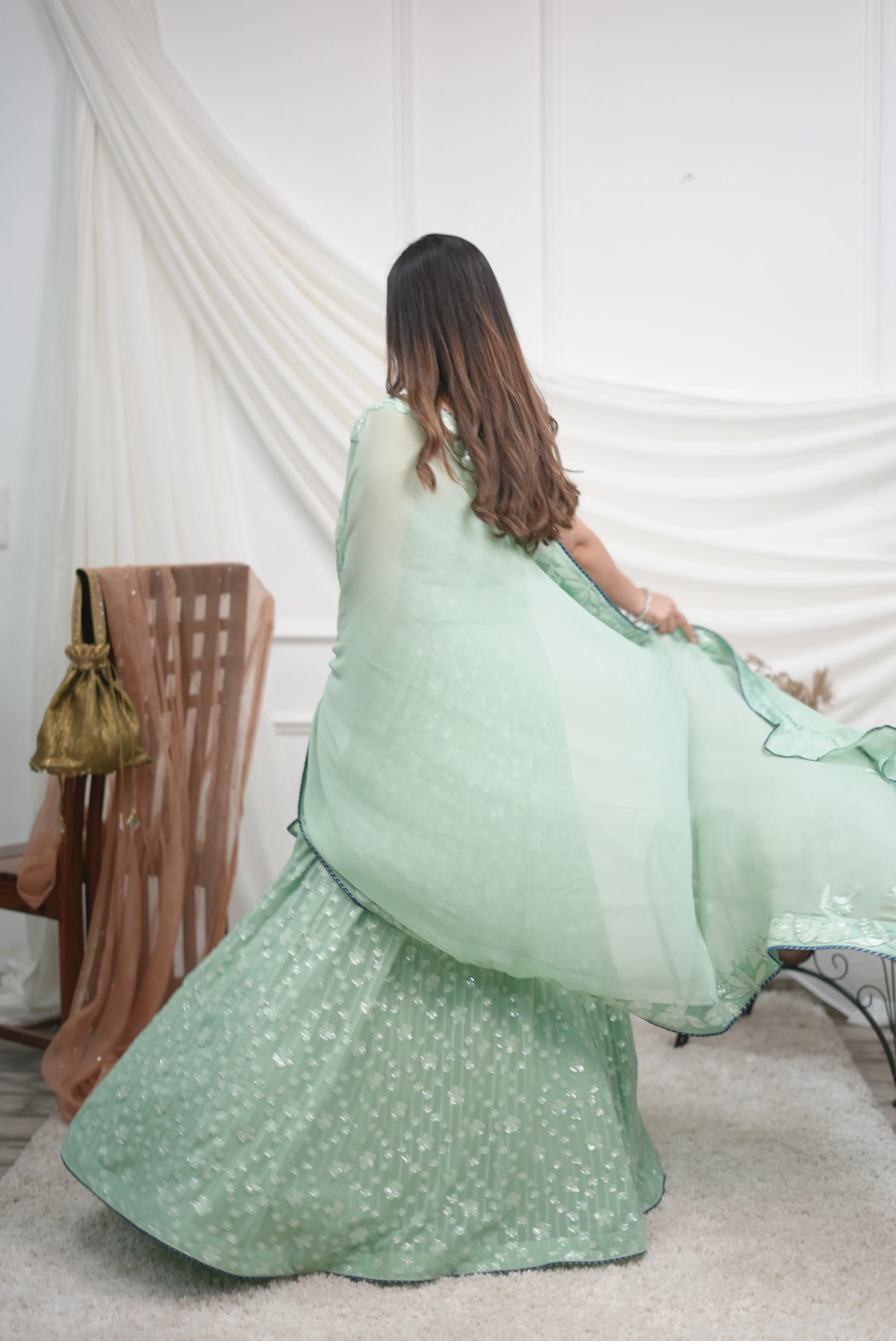 The Sabz-e-Noor Lehenga Set thumbnail 3