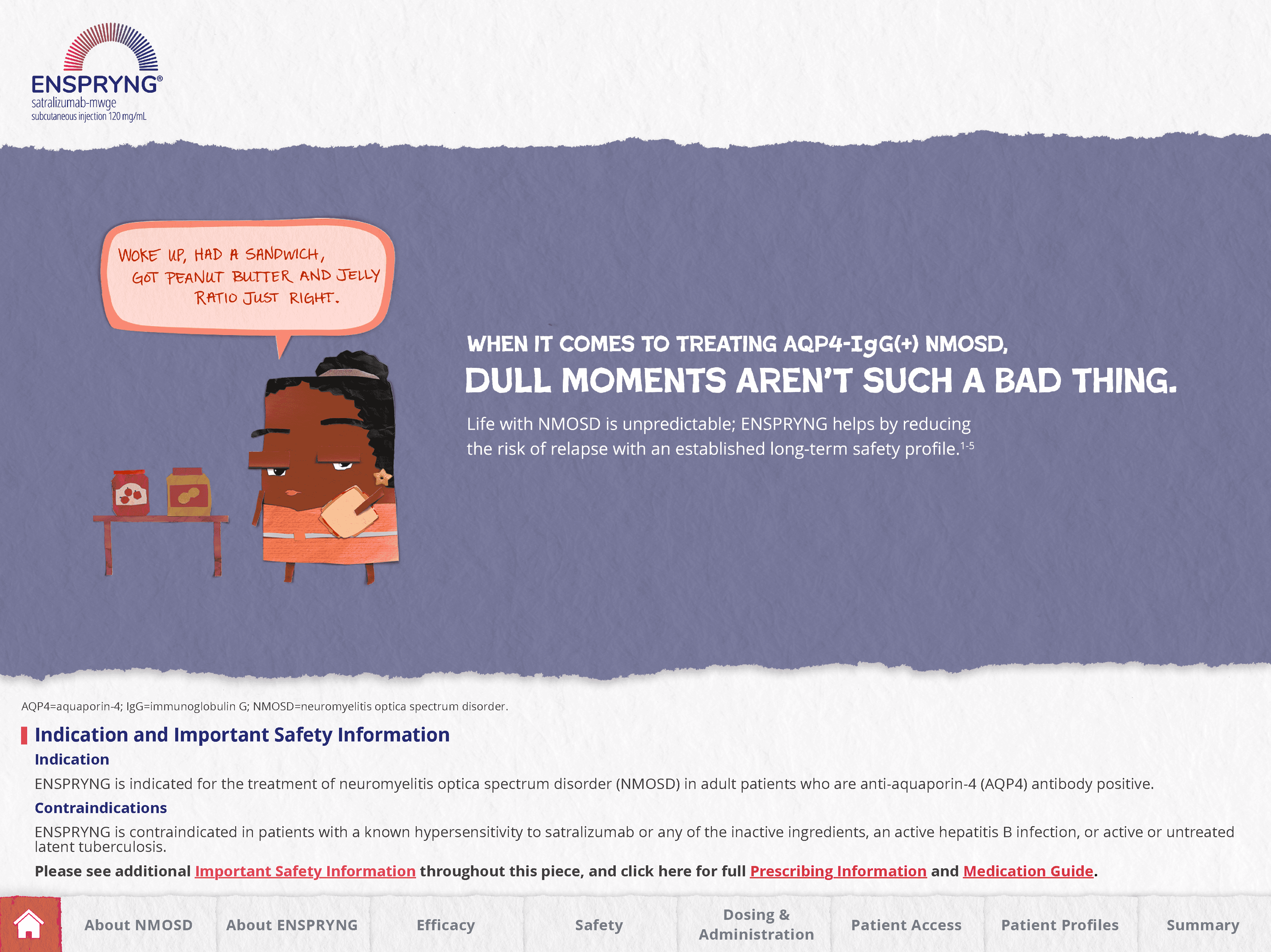 Scientific Example of ENSPRYNG