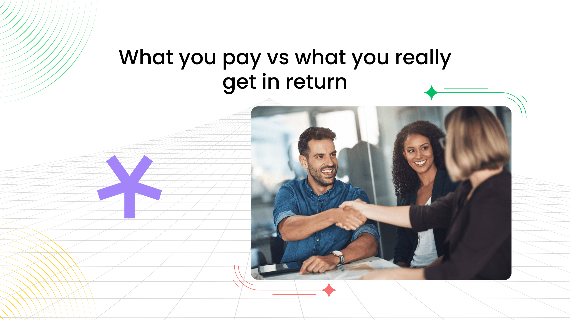 Professionals shaking hands during a discussion about coaching platform pricing, value, and business returns
