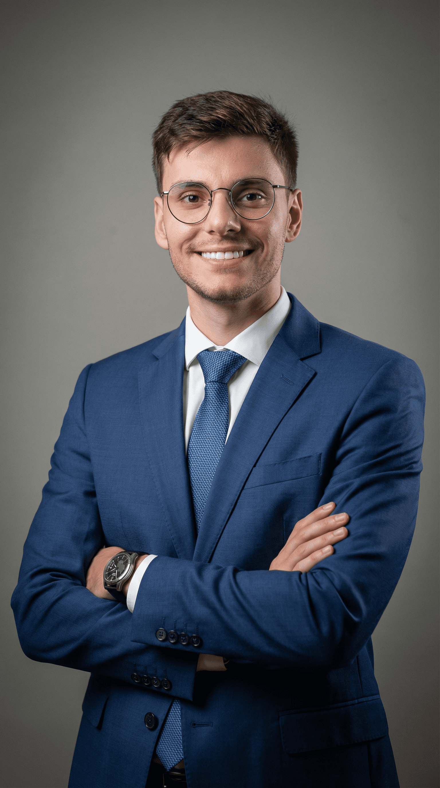 man in black suit jacket