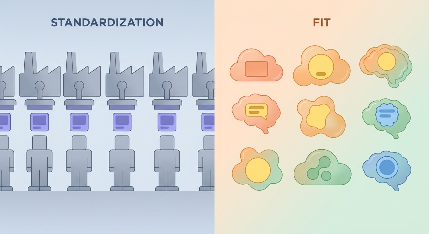 Standardization vs fit