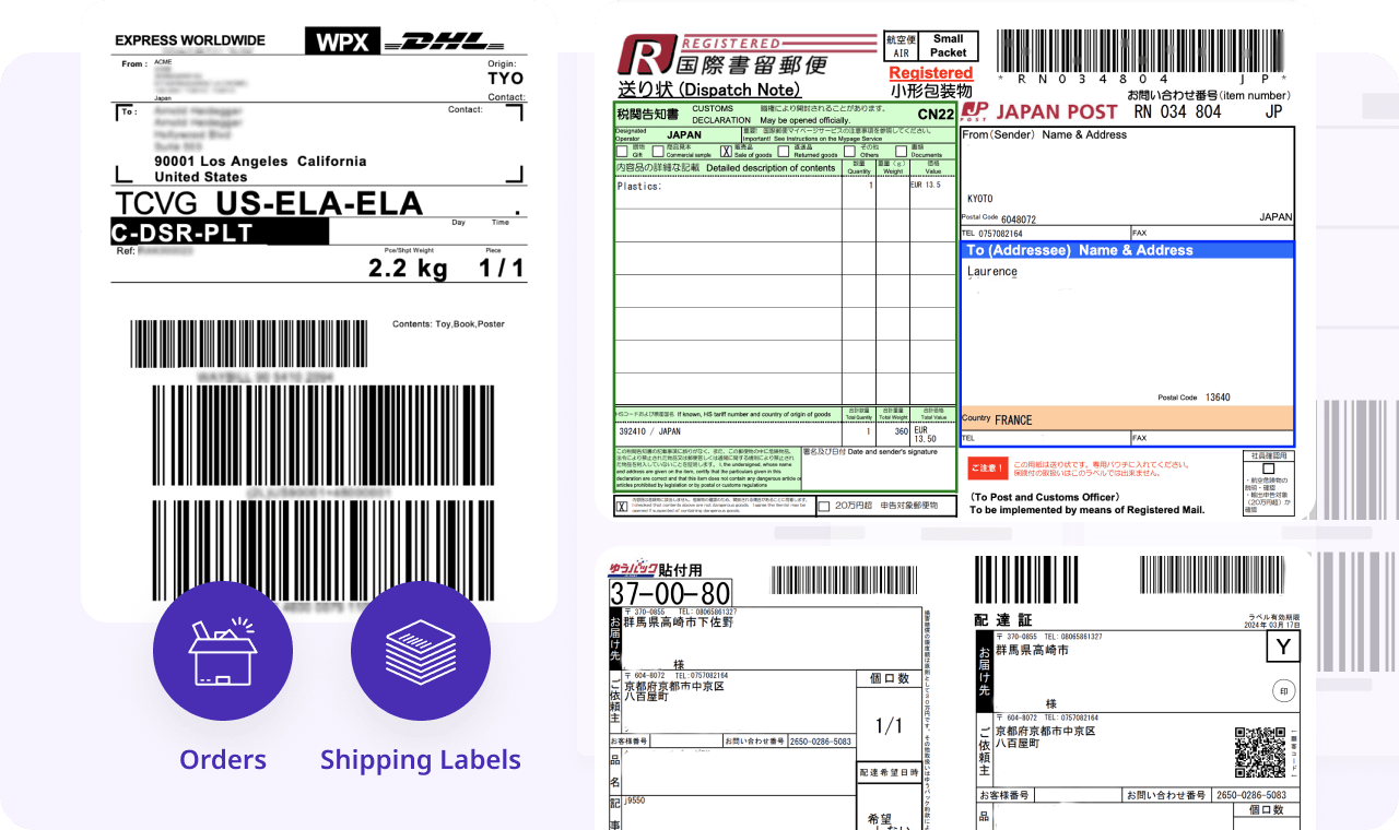 2-click shipping labels from Ship&co