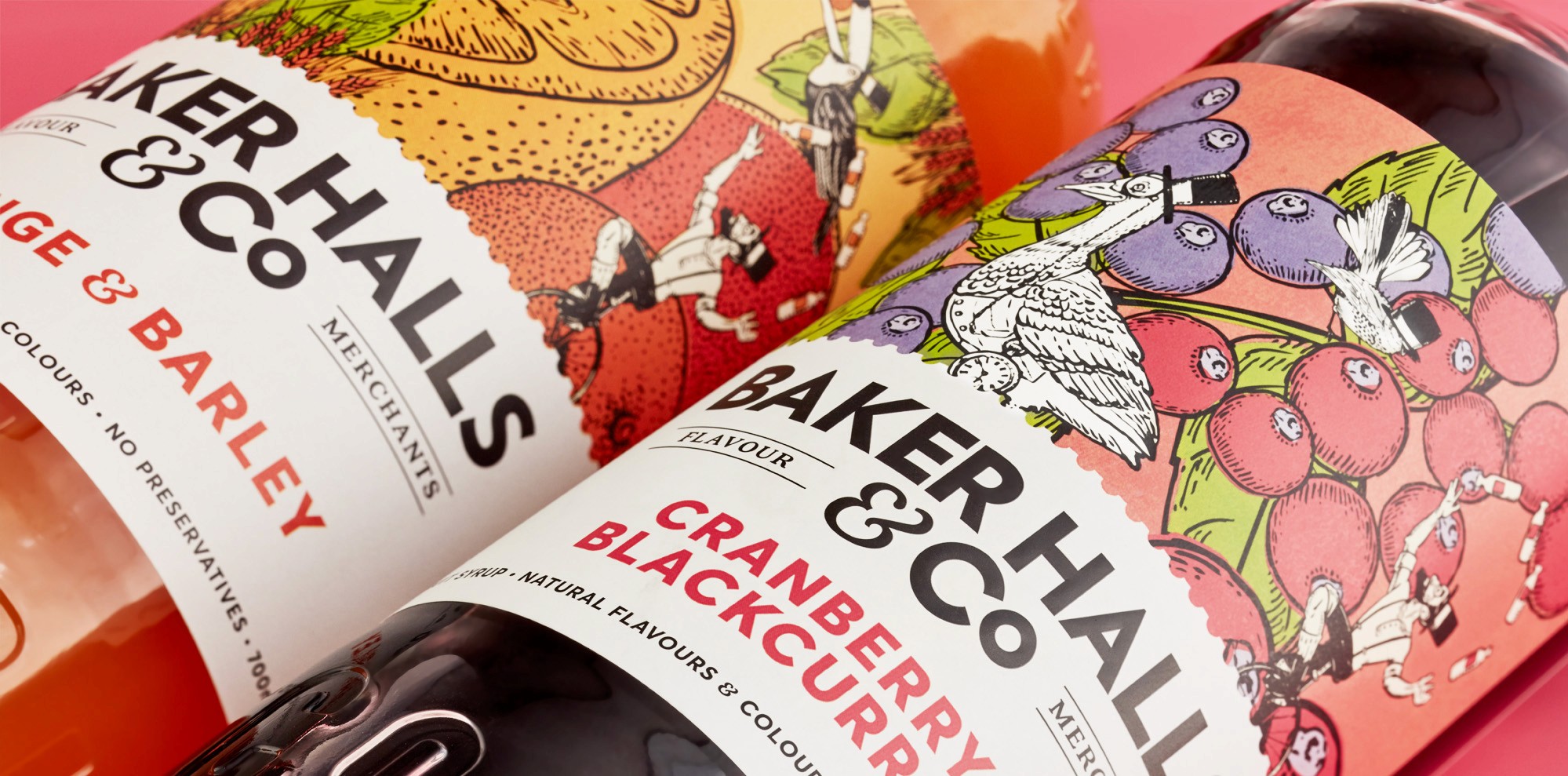 Image of Brand Identity work for Baker Halls
