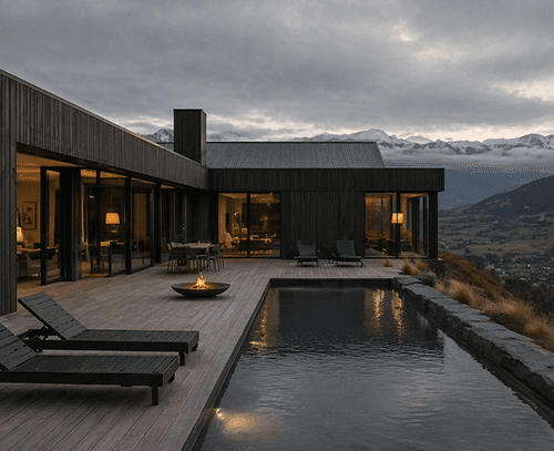 Modern architecture in nature vibes