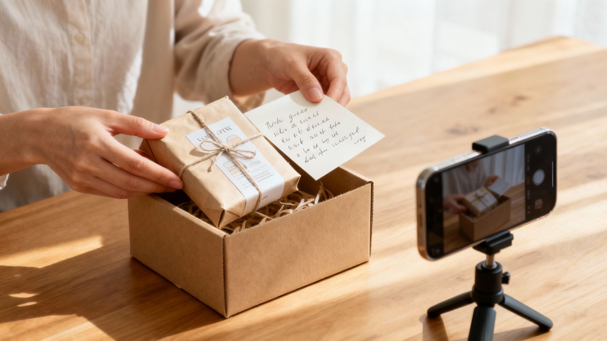 Unboxing by a Nanoinfluencer