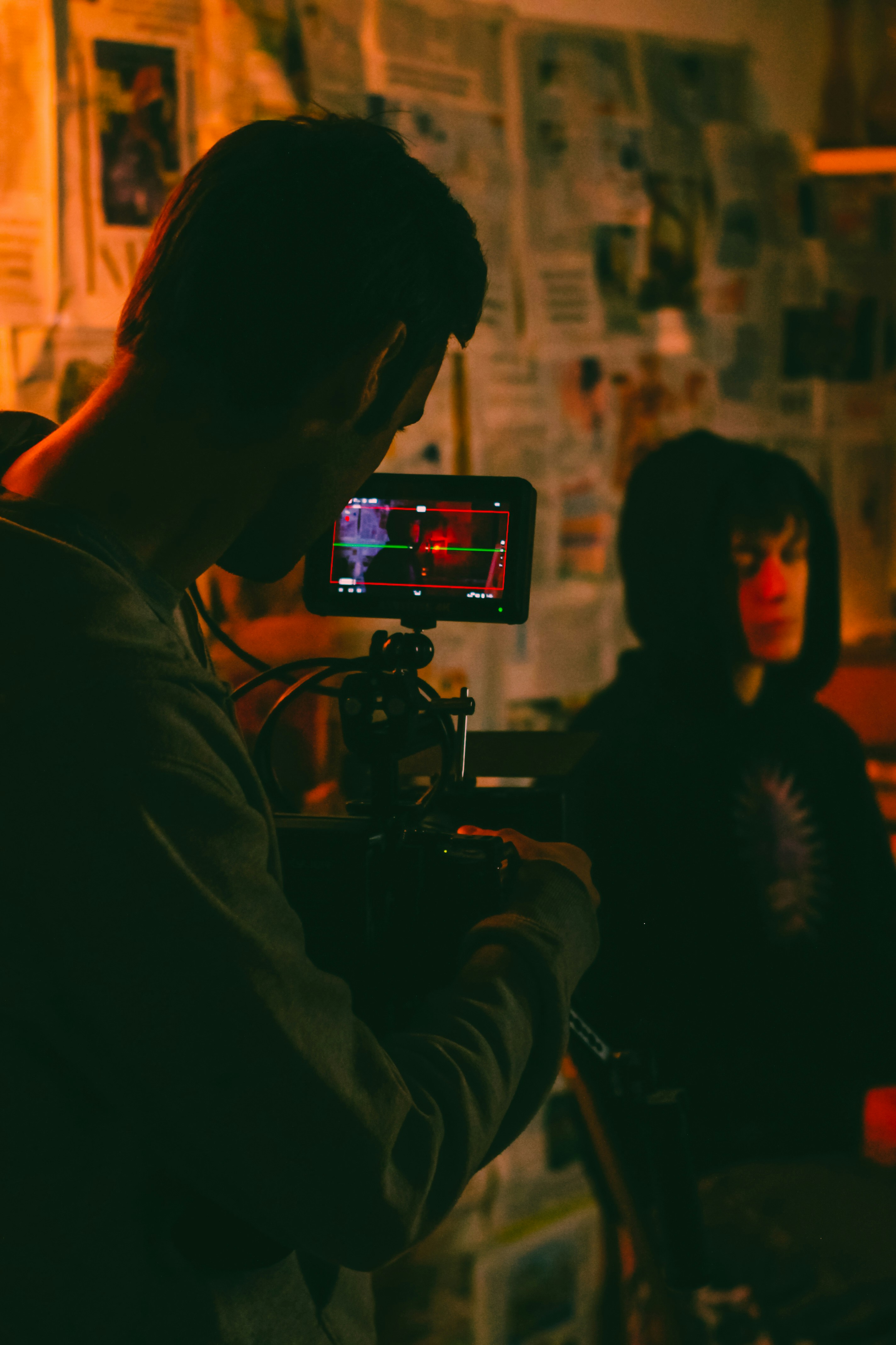 Cinematic movie shot of a detective