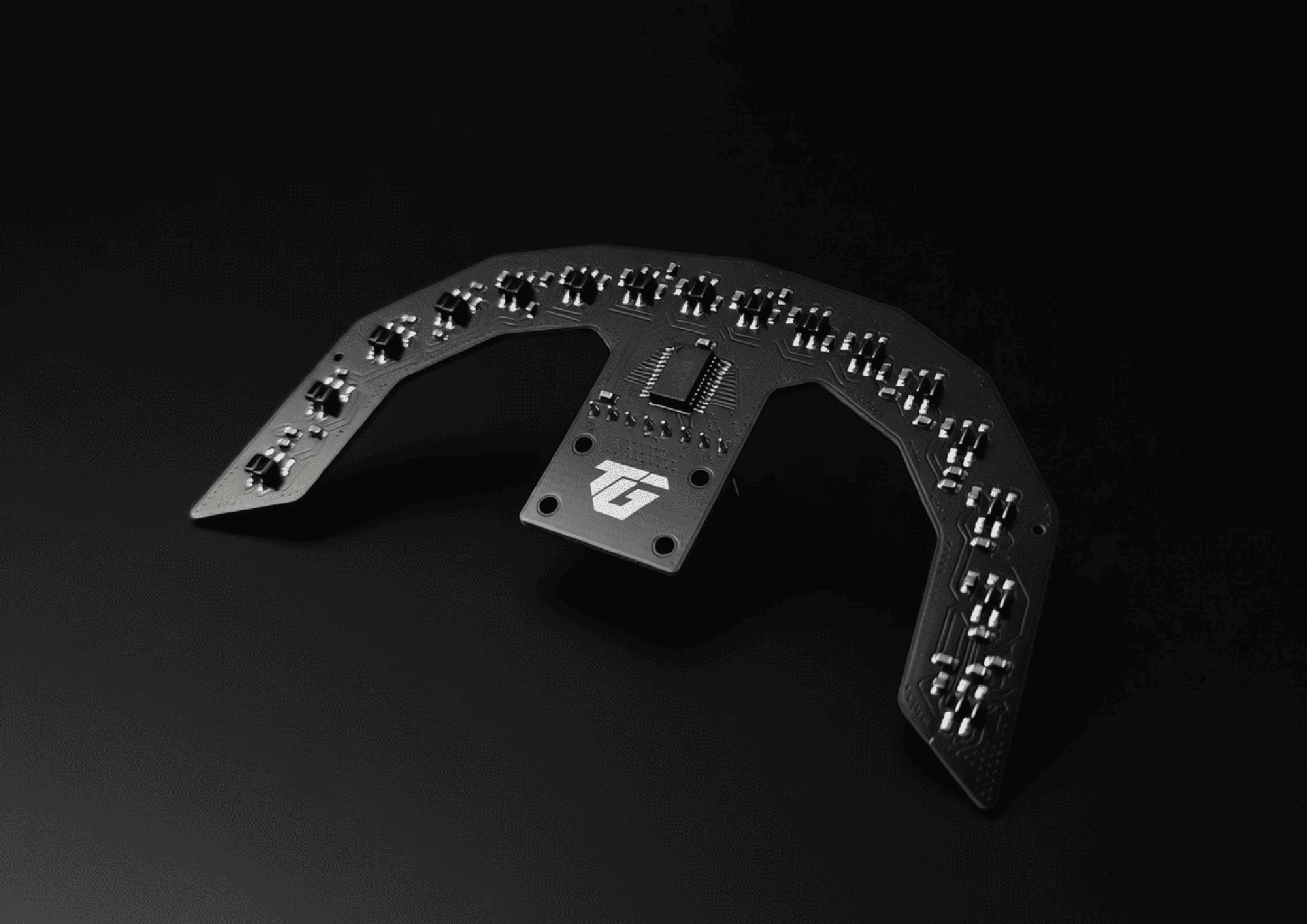 ARC16 16-channel sensor close-up – channel spacing and IR LED alignment