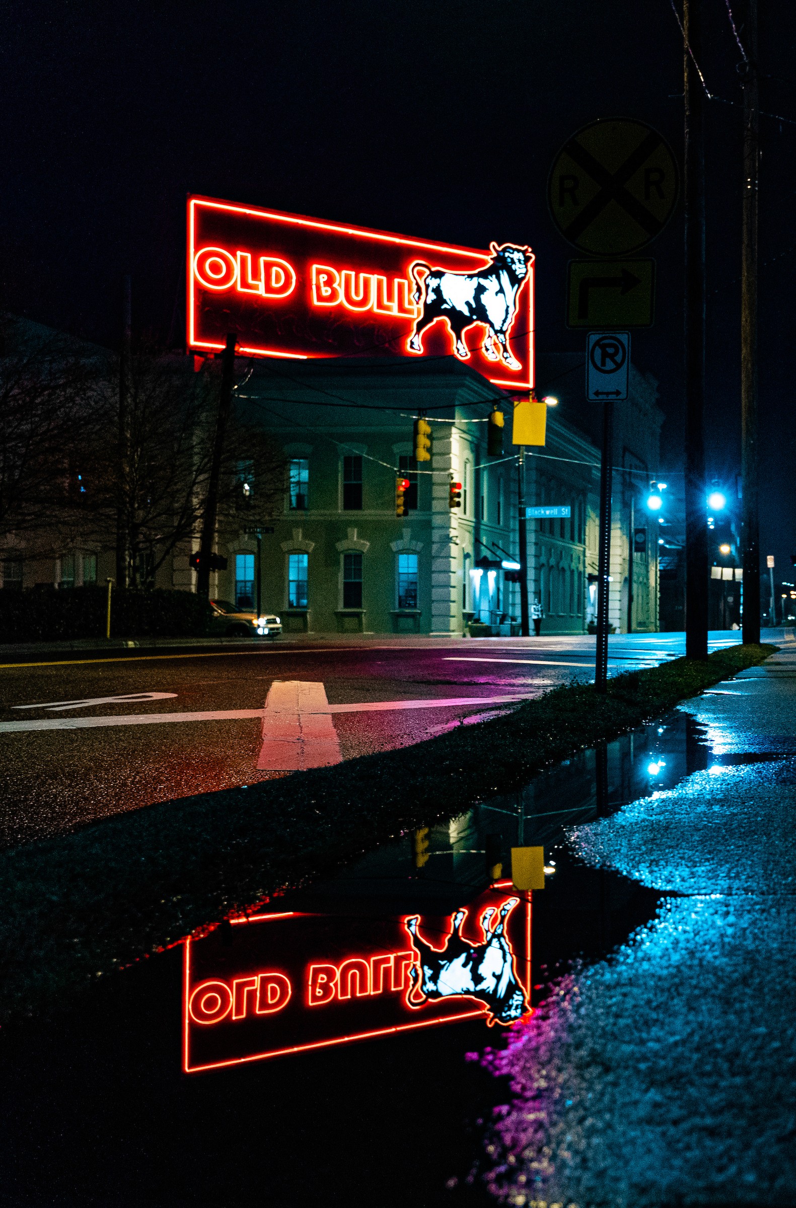 Downtown Durham at night [© Discover Durham]