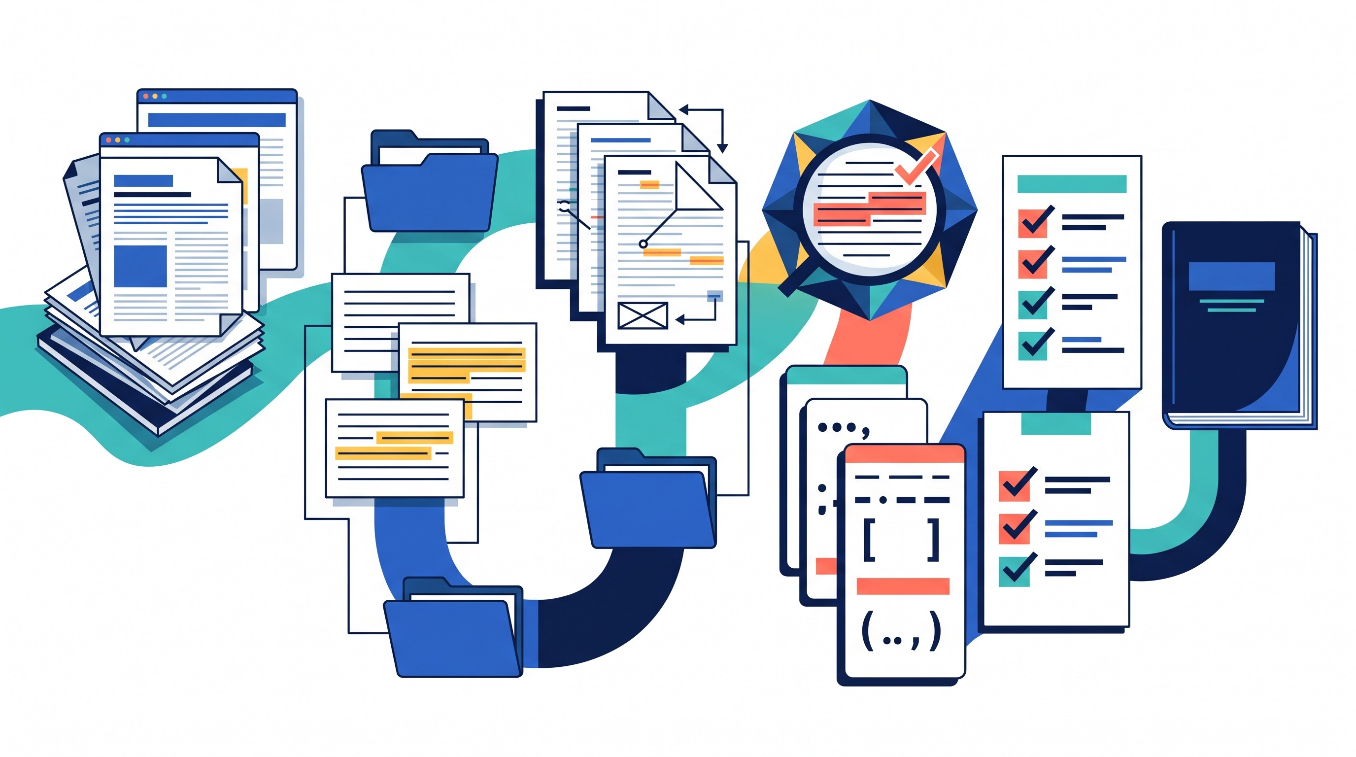 Workflow from research papers to a verified cited synthesis